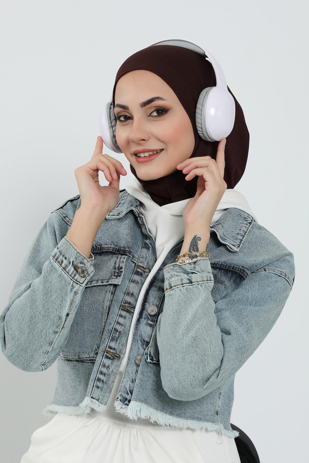 Çıkarılabilir Siperlikli Tesettür Bone,B-82