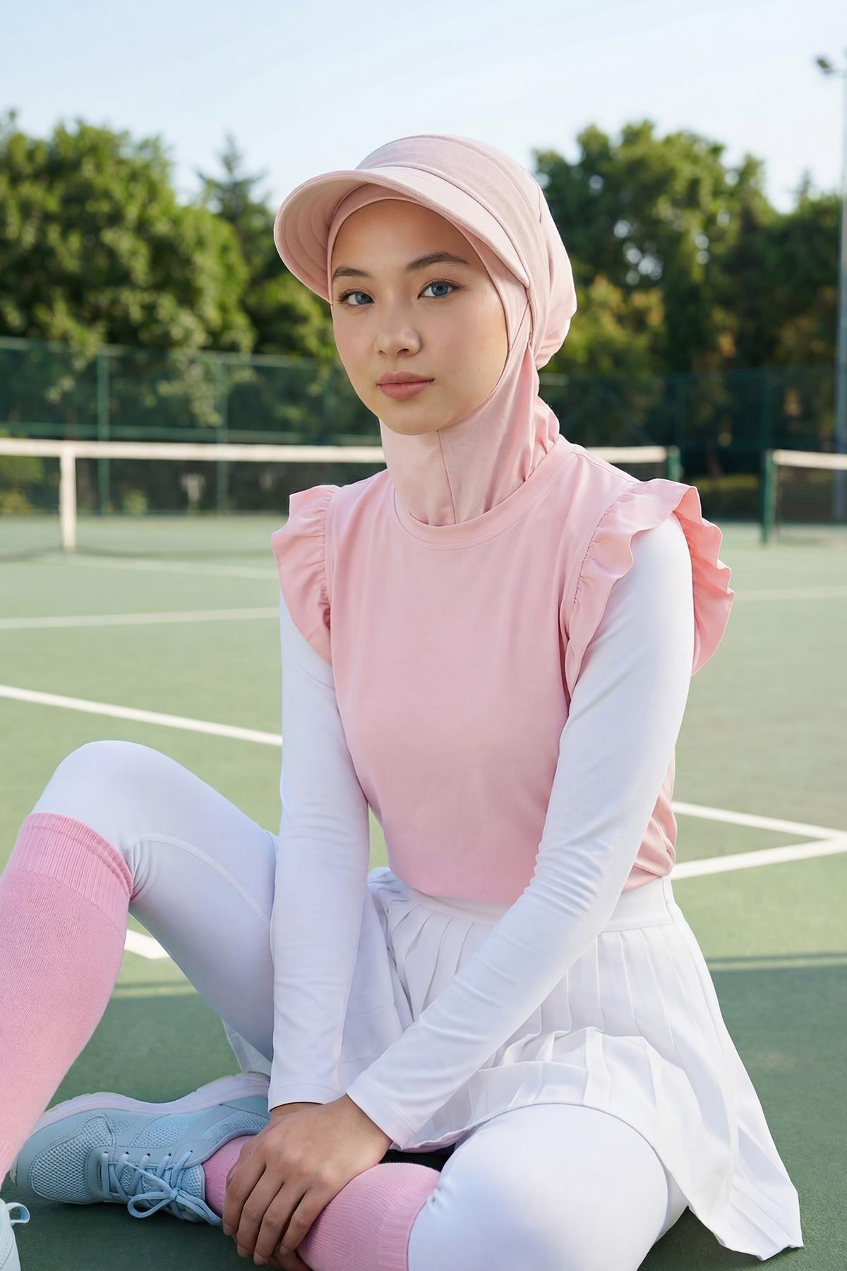 Çıkarılabilir Siperlikli Tesettür Bone,B-82