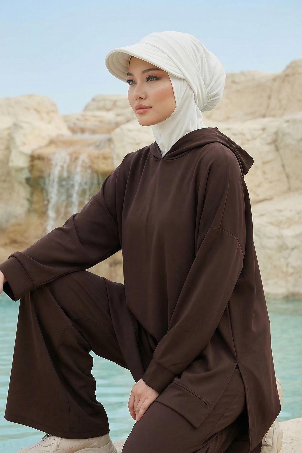 Çıkarılabilir Siperlikli Tesettür Bone,B-82