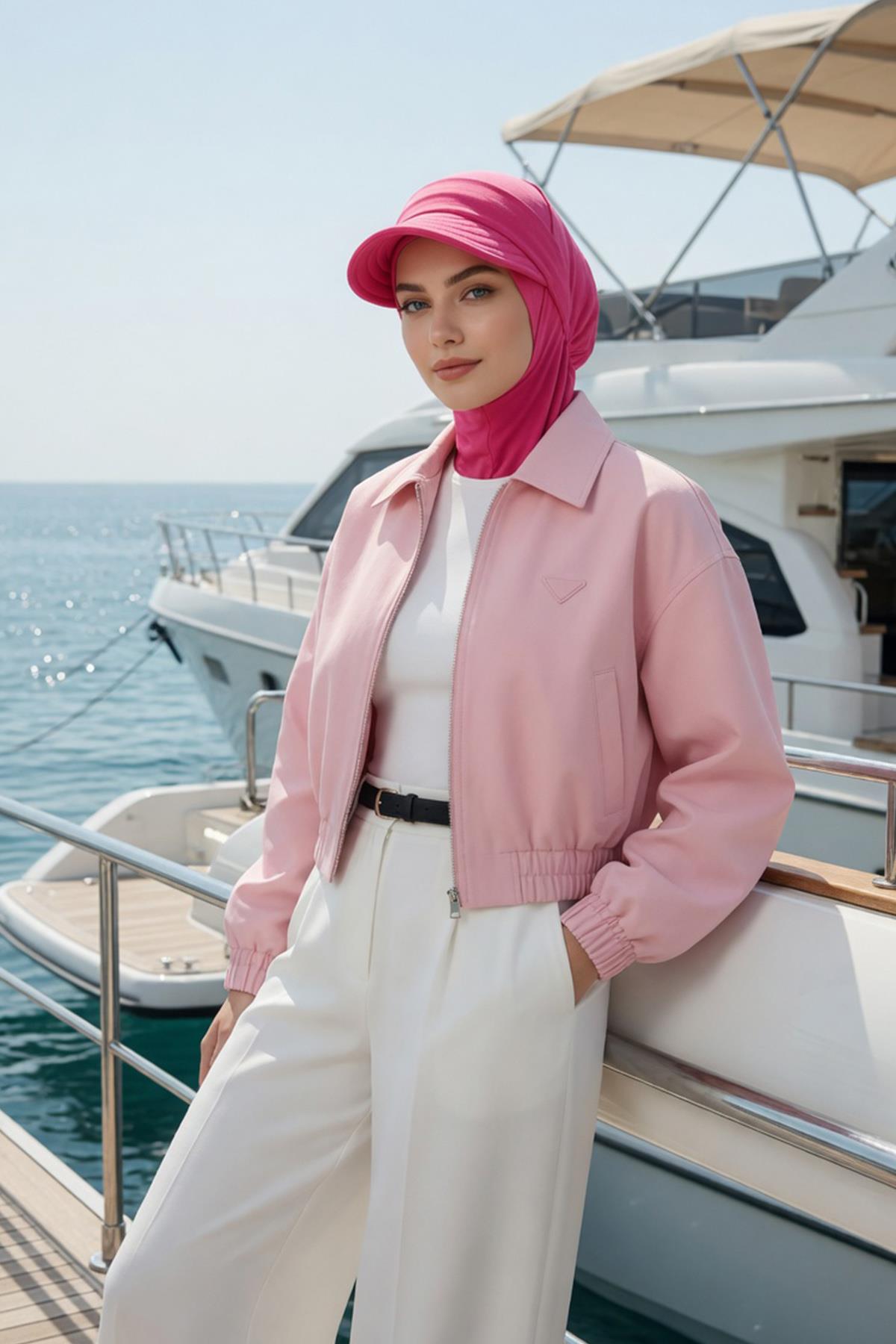 Çıkarılabilir Siperlikli Tesettür Bone,B-82