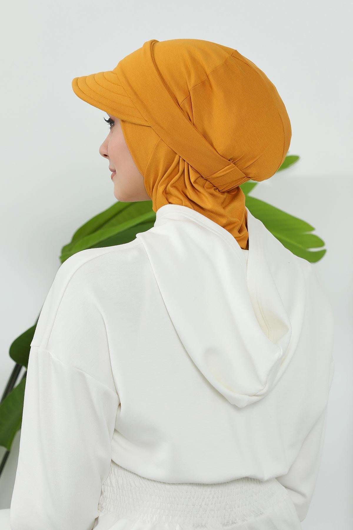 Çıkarılabilir Siperlikli Tesettür Bone,B-82