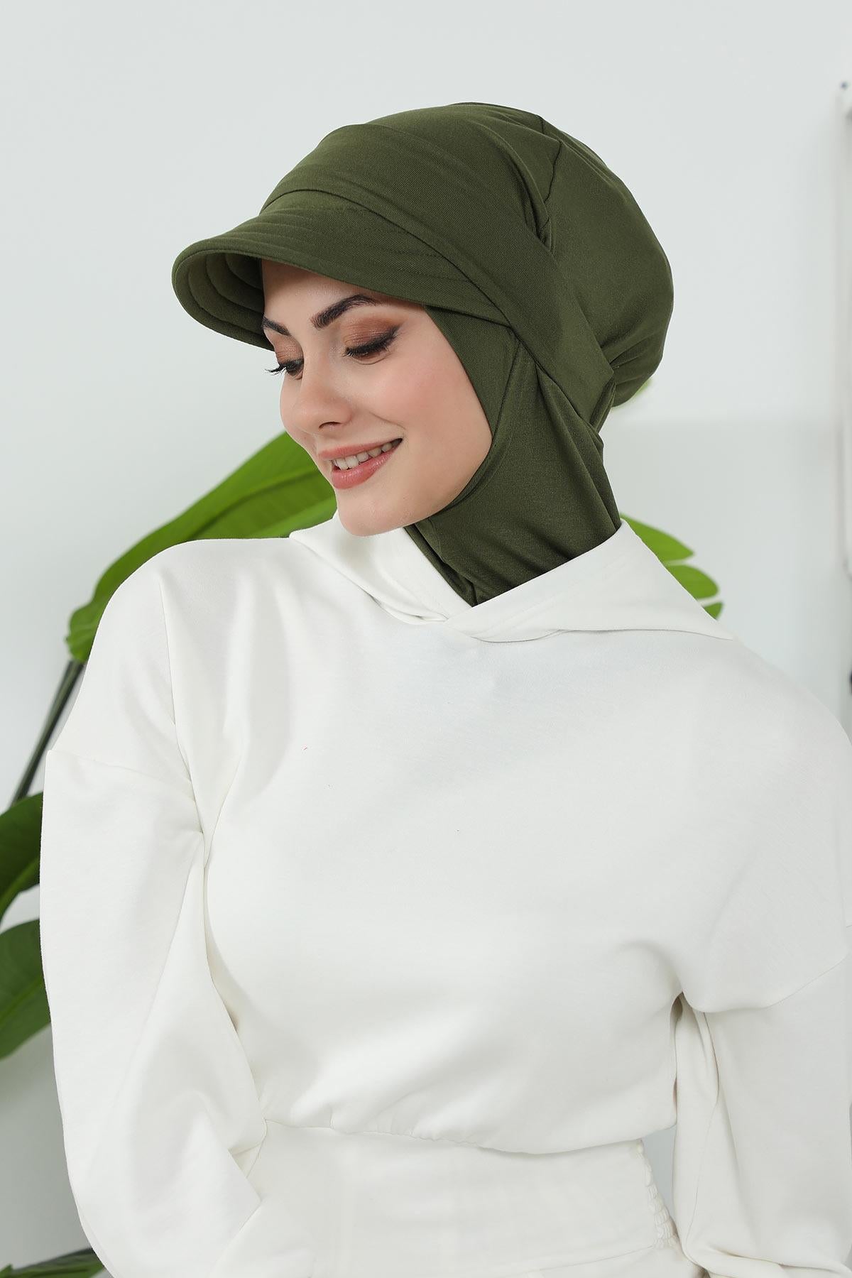 Çıkarılabilir Siperlikli Tesettür Bone,B-82