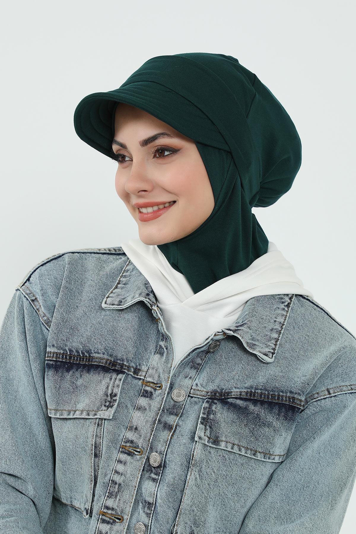 Çıkarılabilir Siperlikli Tesettür Bone,B-82