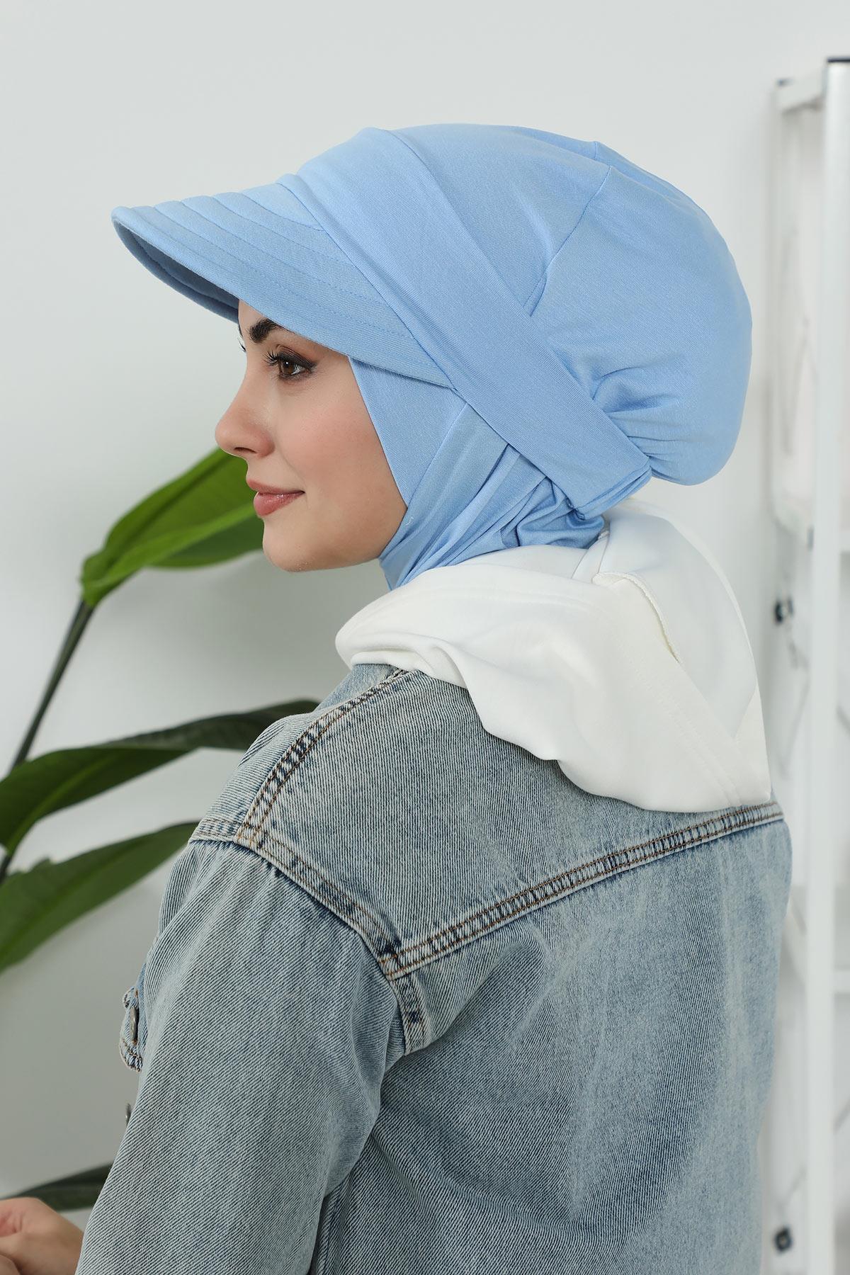 Çıkarılabilir Siperlikli Tesettür Bone,B-82