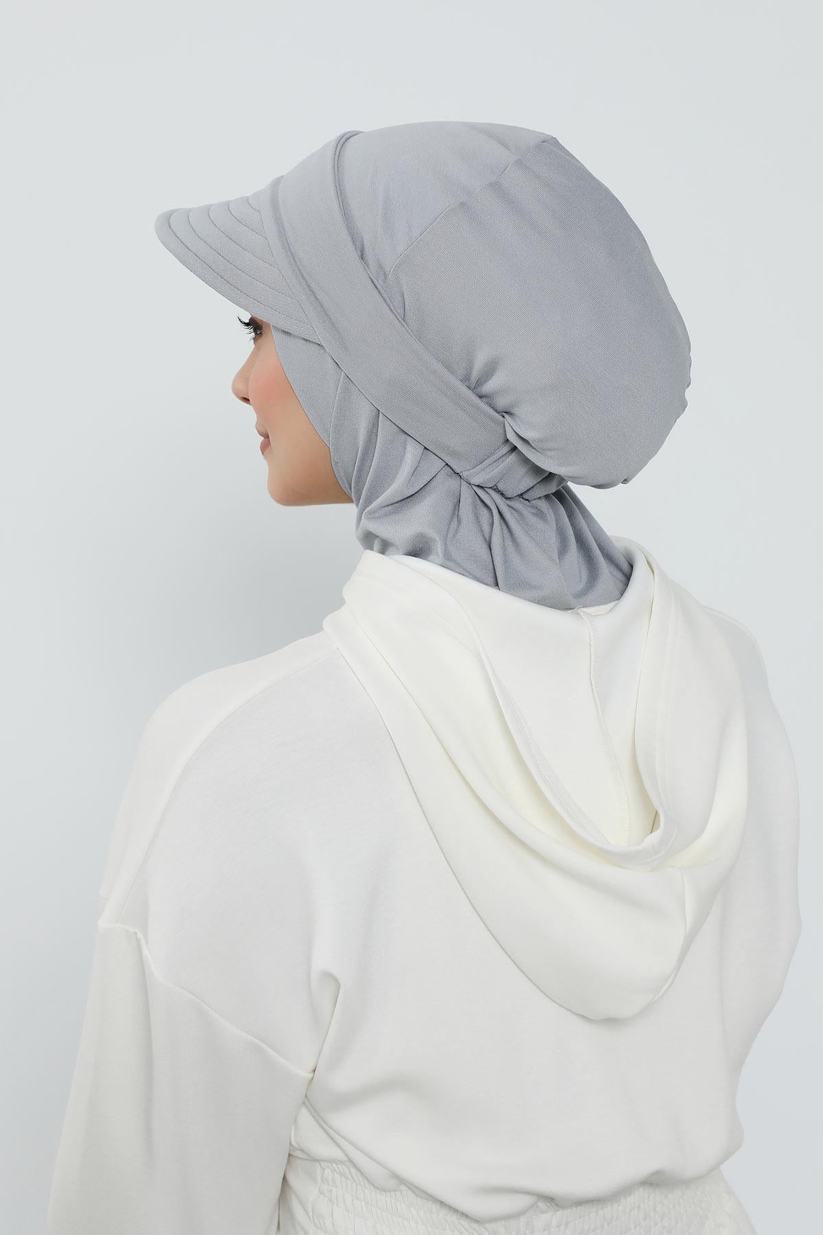 Çıkarılabilir Siperlikli Tesettür Bone,B-82