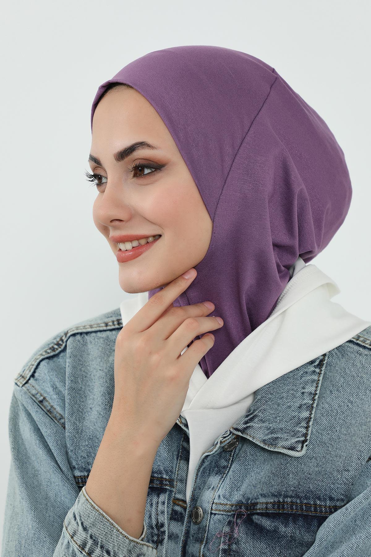 Çıkarılabilir Siperlikli Tesettür Bone,B-82
