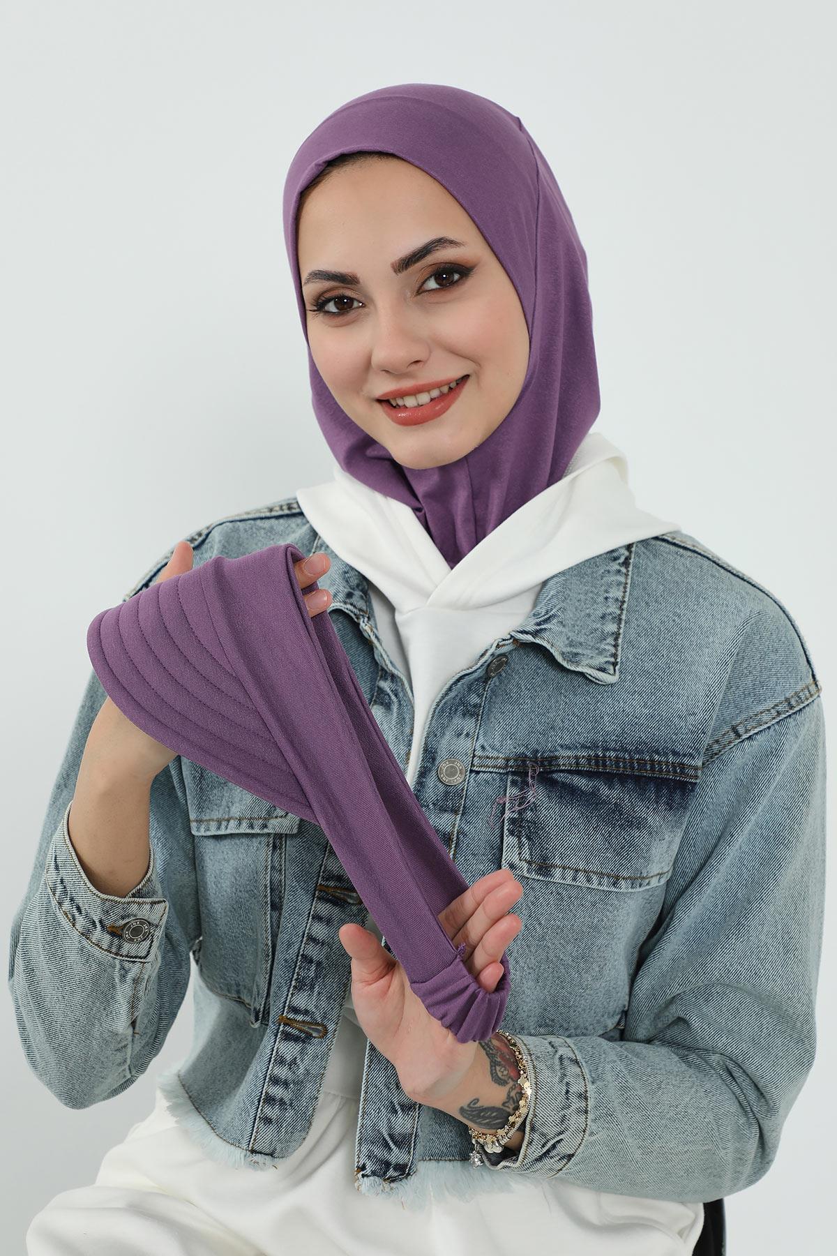 Çıkarılabilir Siperlikli Tesettür Bone,B-82
