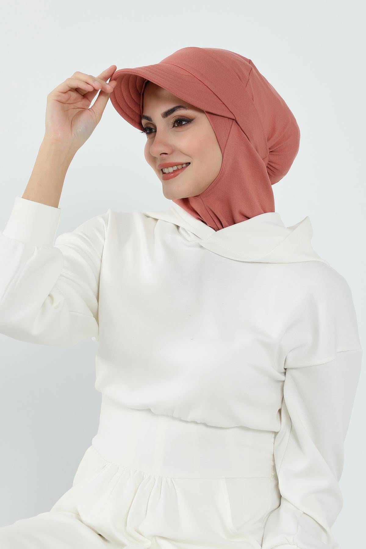 Çıkarılabilir Siperlikli Tesettür Bone,B-82