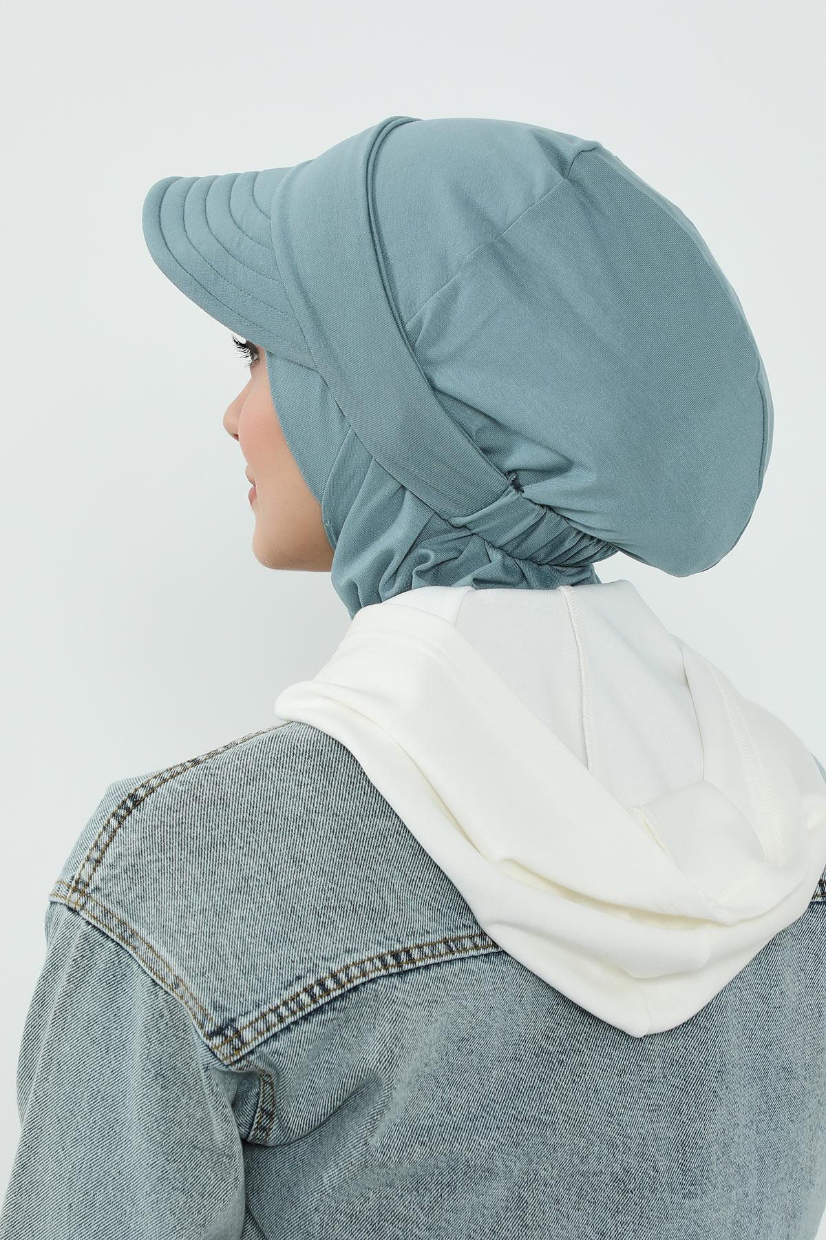 Çıkarılabilir Siperlikli Tesettür Bone,B-82