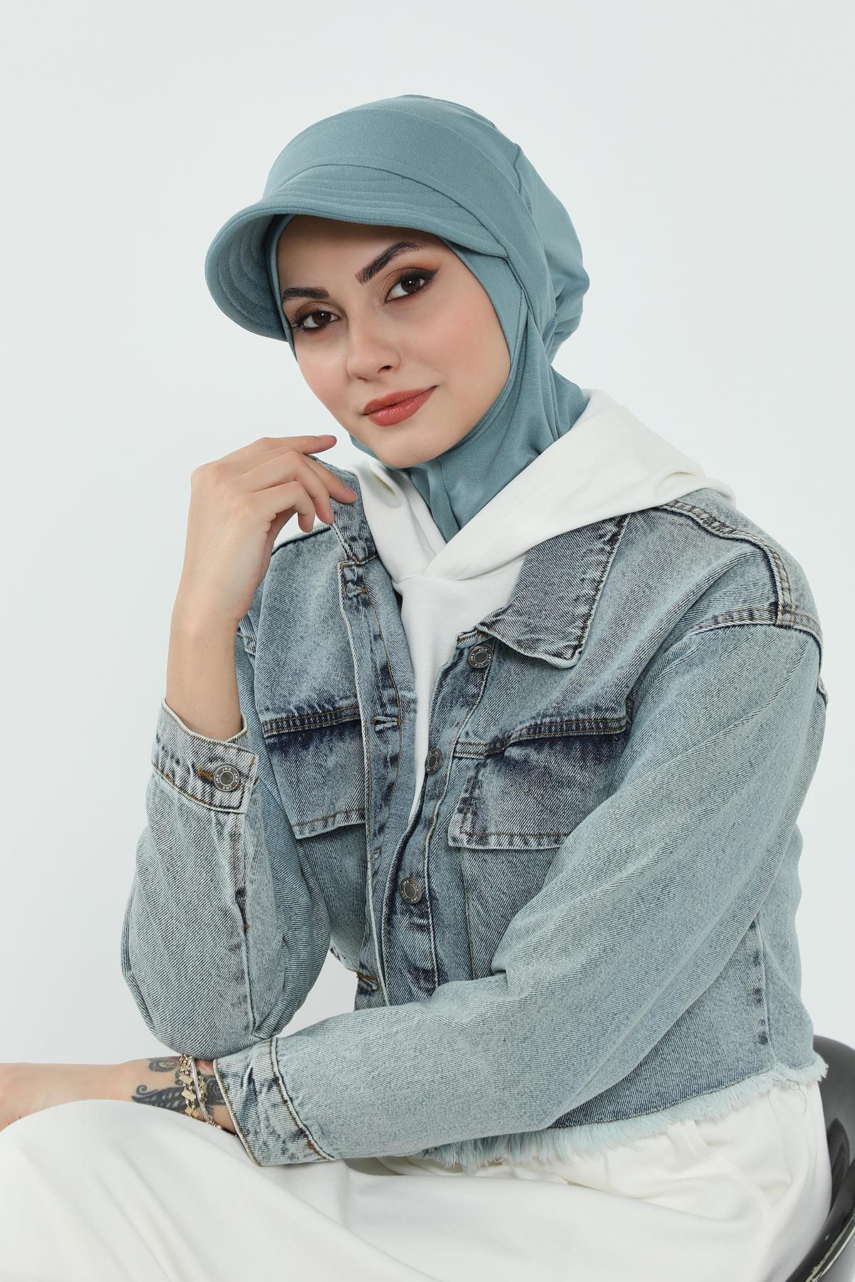 Çıkarılabilir Siperlikli Tesettür Bone,B-82
