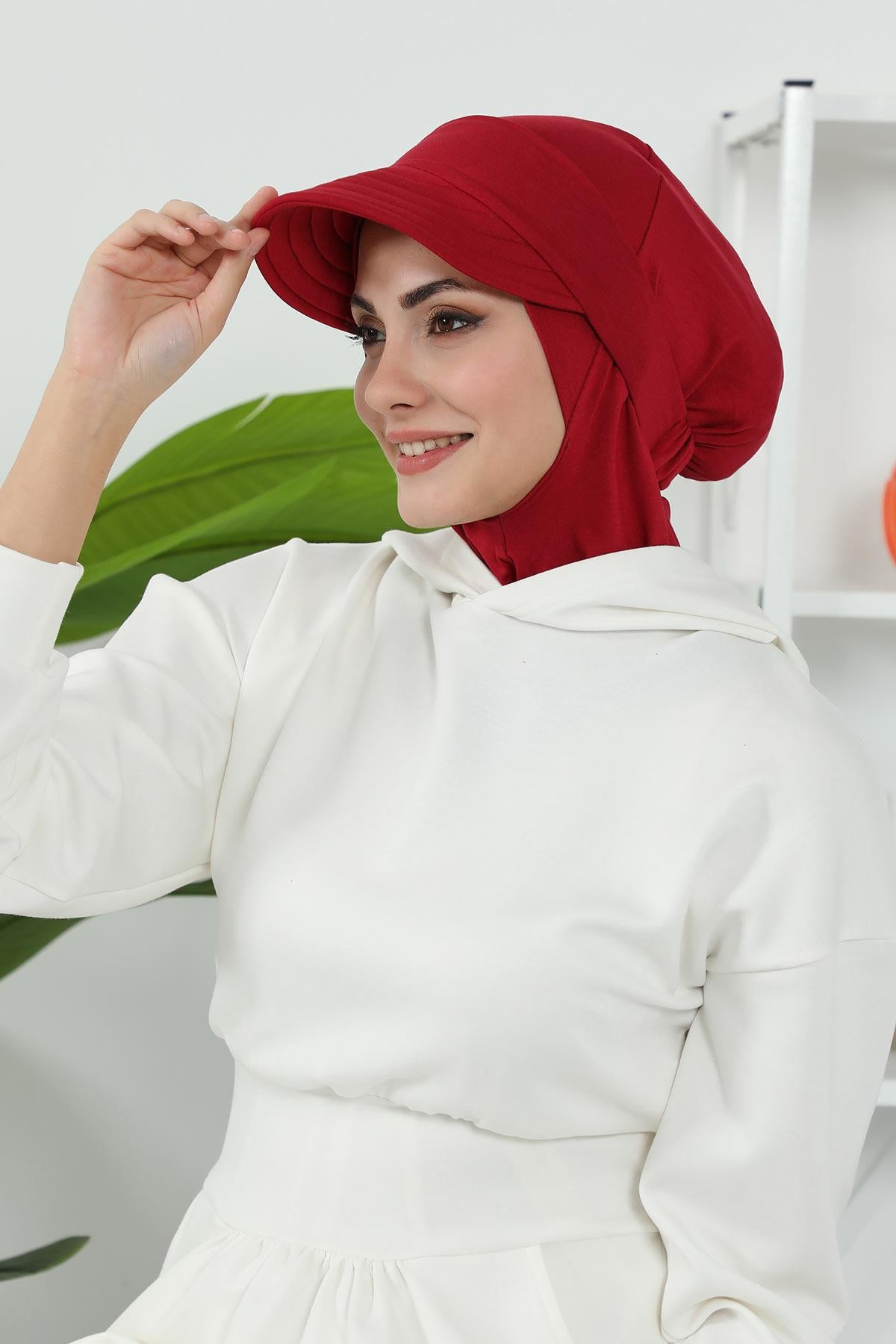 Çıkarılabilir Siperlikli Tesettür Bone,B-82