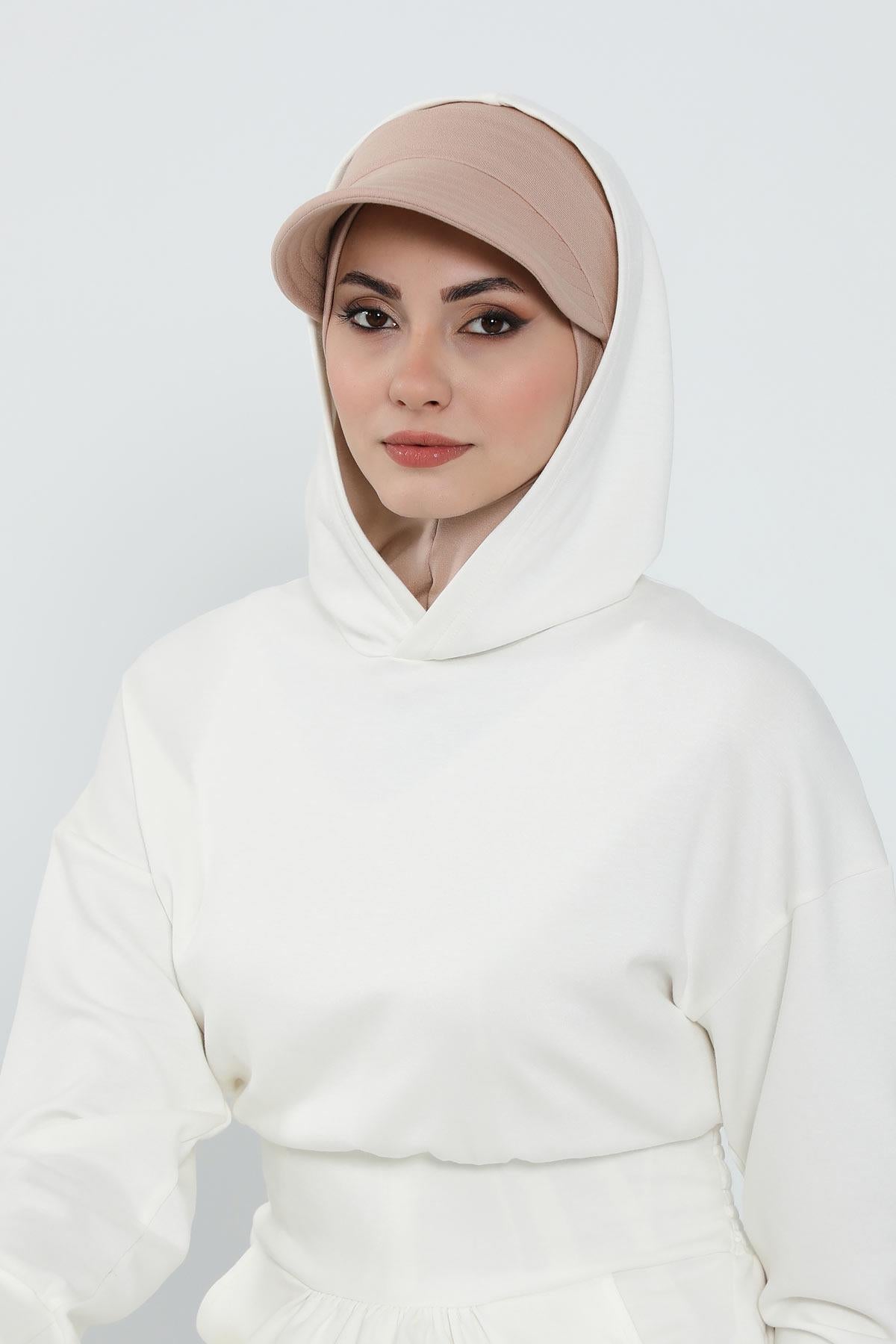 Çıkarılabilir Siperlikli Tesettür Bone,B-82