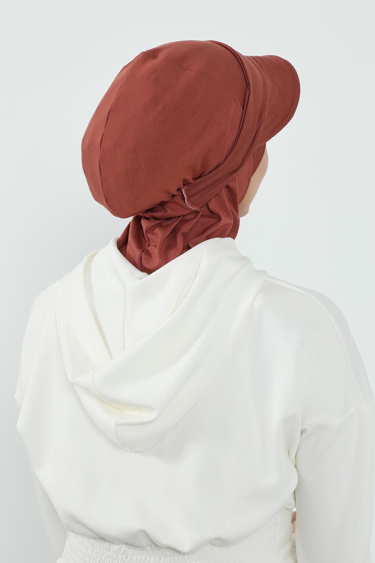 Çıkarılabilir Siperlikli Tesettür Bone,B-82