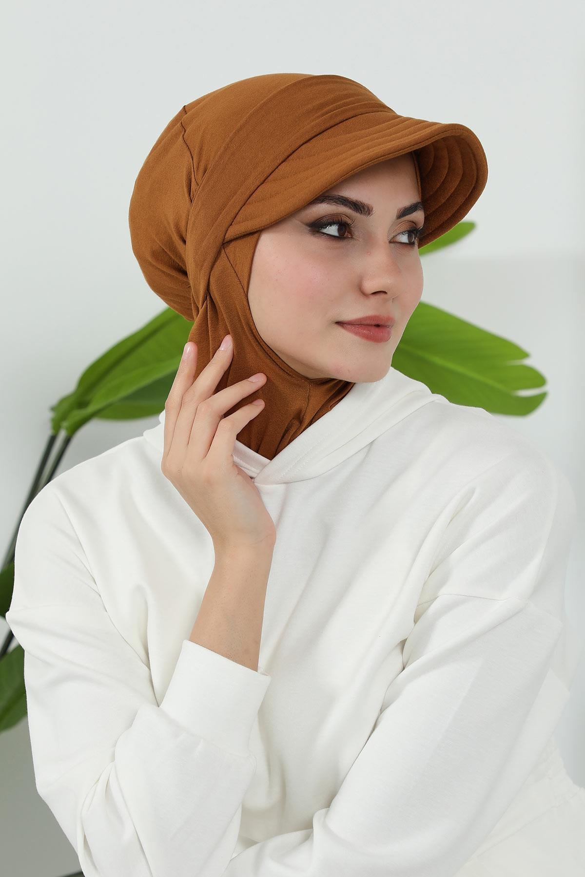 Çıkarılabilir Siperlikli Tesettür Bone,B-82