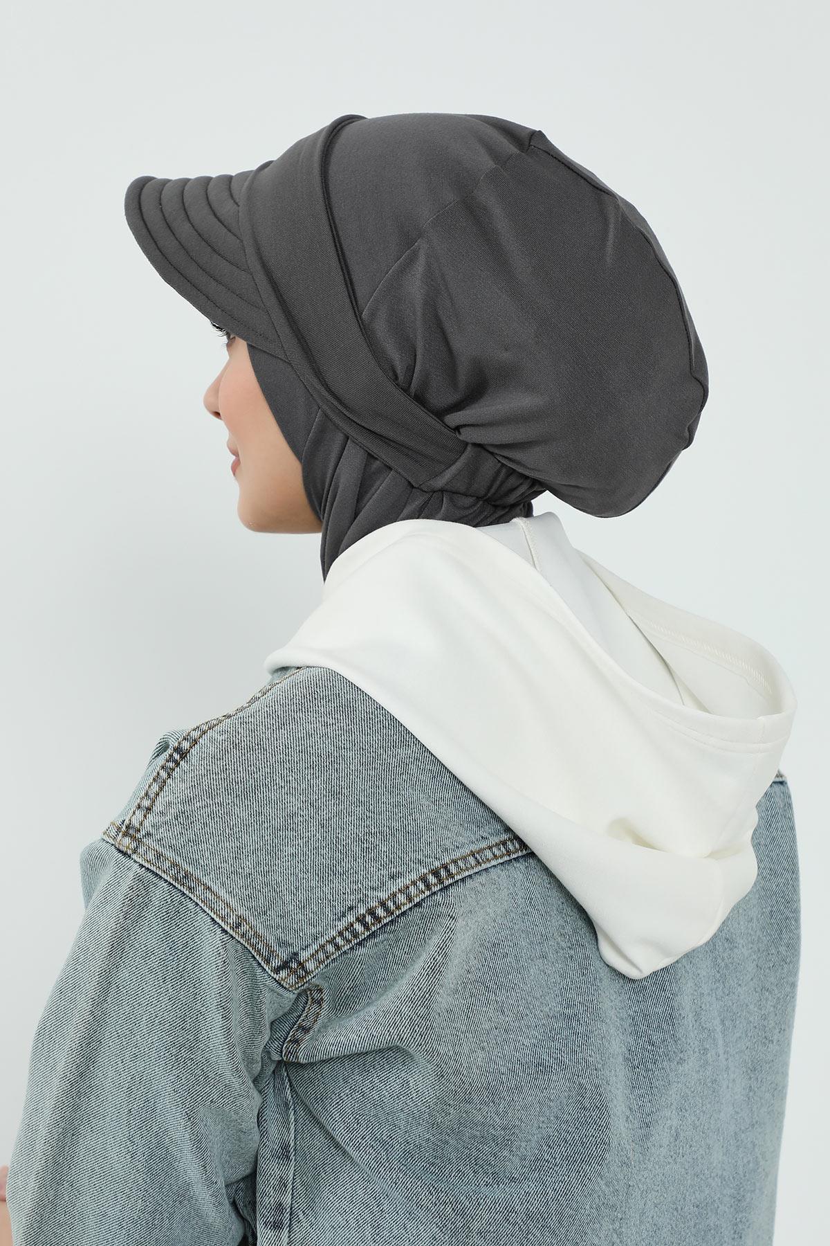 Çıkarılabilir Siperlikli Tesettür Bone,B-82
