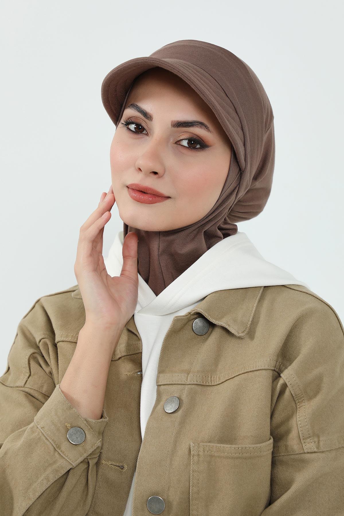 Çıkarılabilir Siperlikli Tesettür Bone,B-82