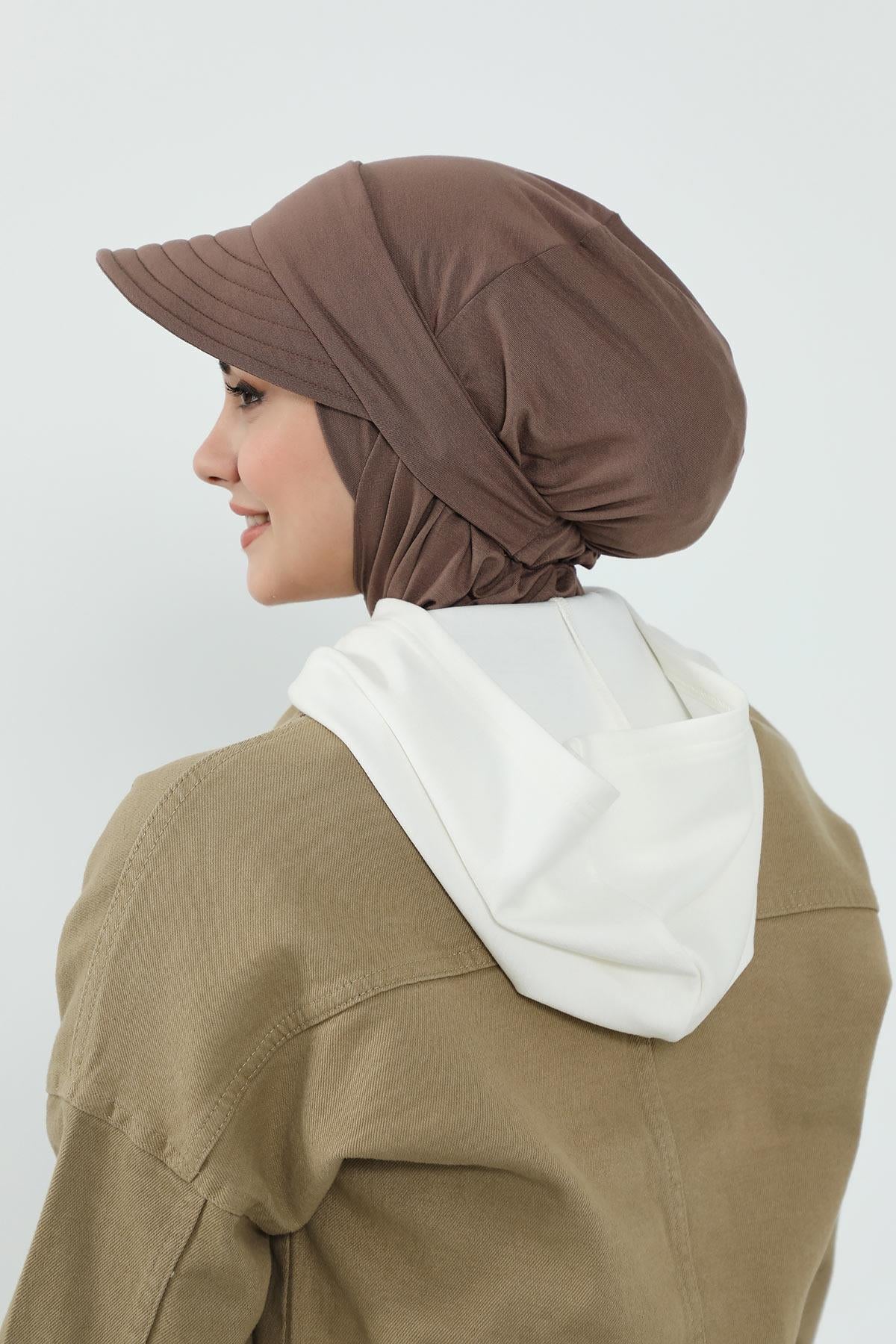 Çıkarılabilir Siperlikli Tesettür Bone,B-82