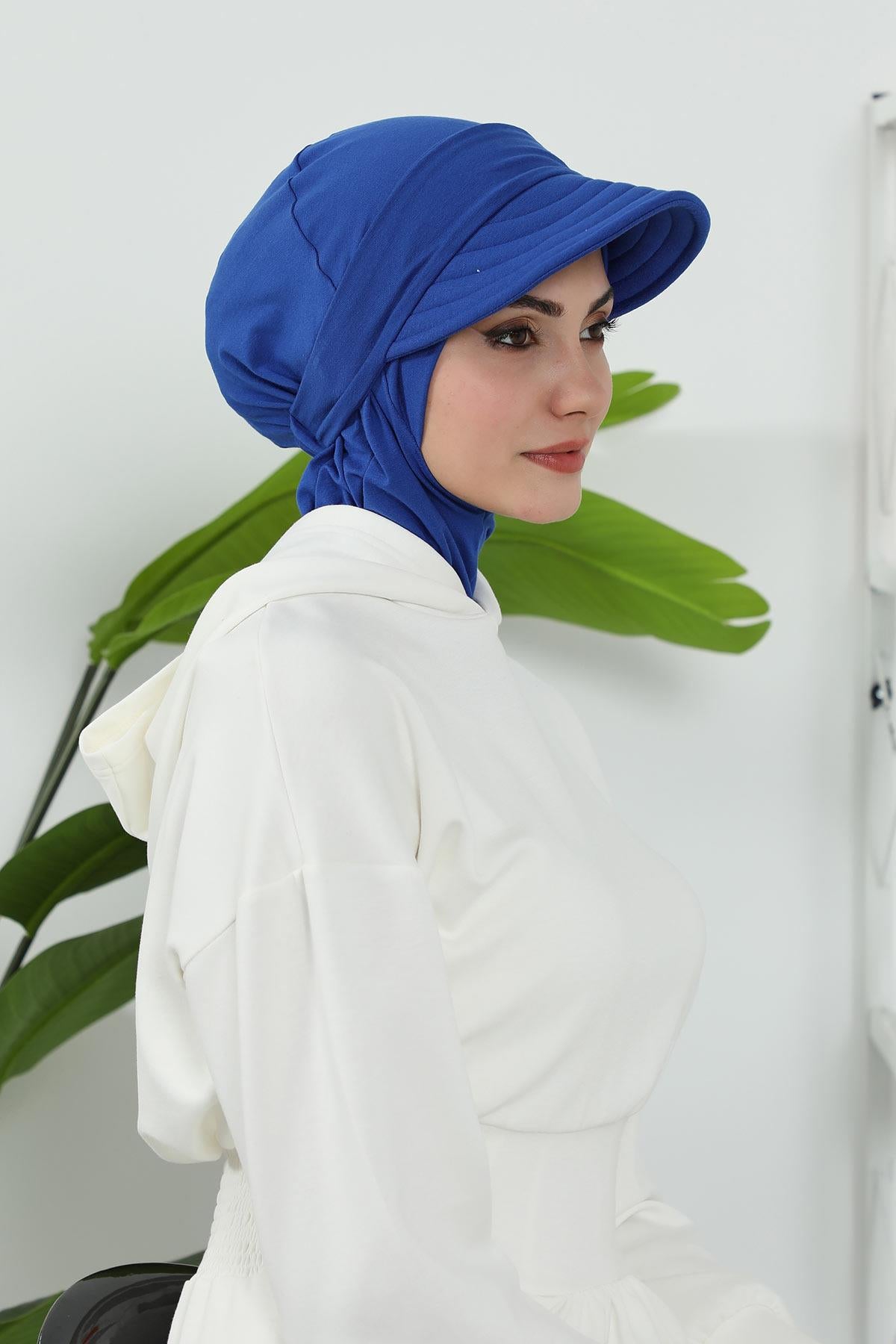 Çıkarılabilir Siperlikli Tesettür Bone,B-82