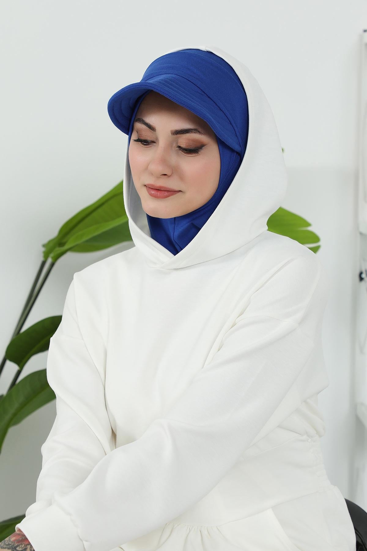 Çıkarılabilir Siperlikli Tesettür Bone,B-82