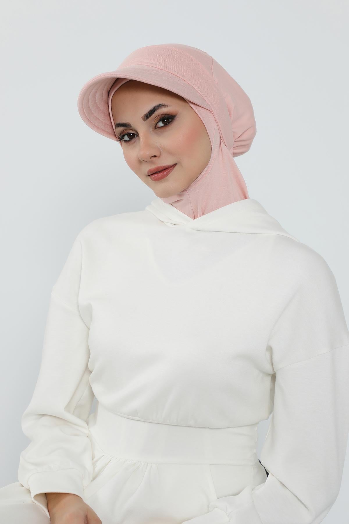 Çıkarılabilir Siperlikli Tesettür Bone,B-82