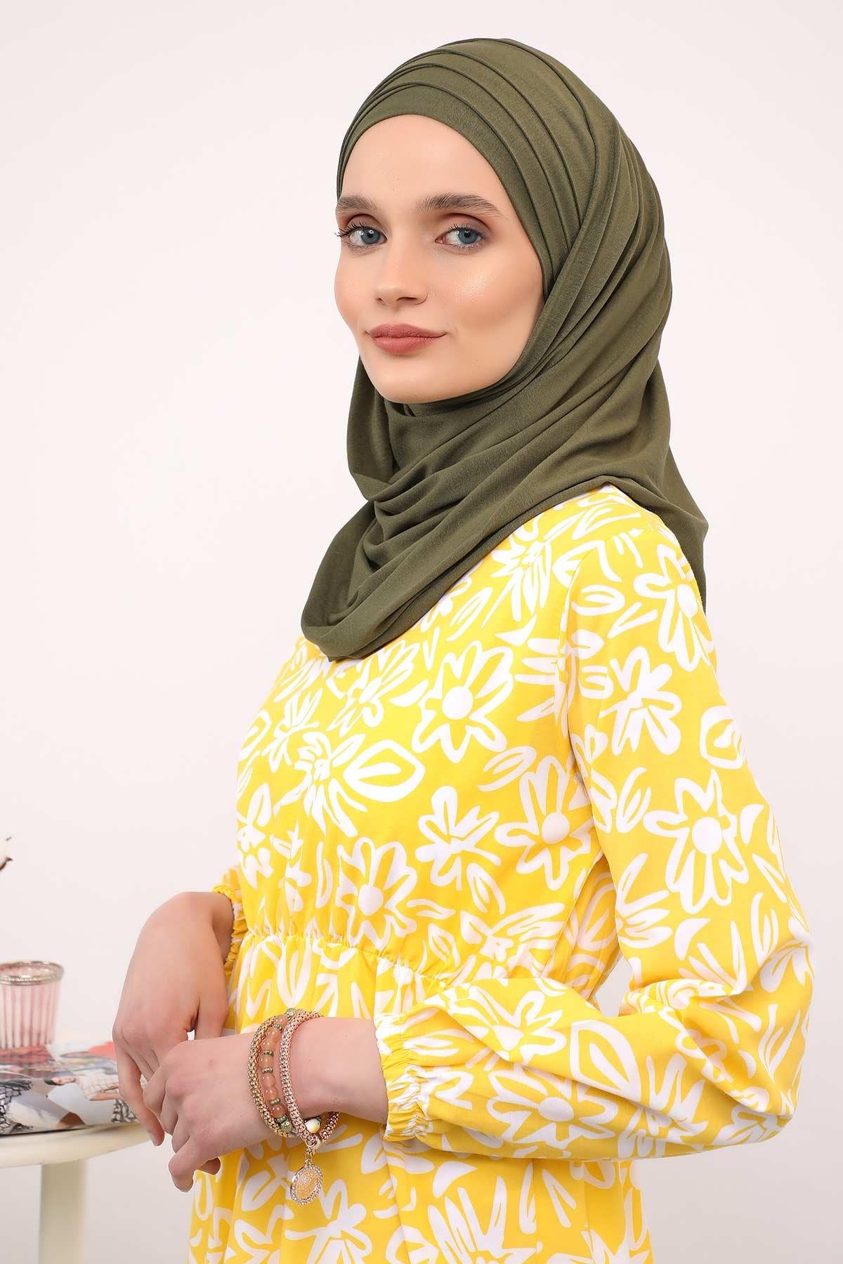 Çoklu Çapraz Dikim Pratik Penye Şal,CPS-43