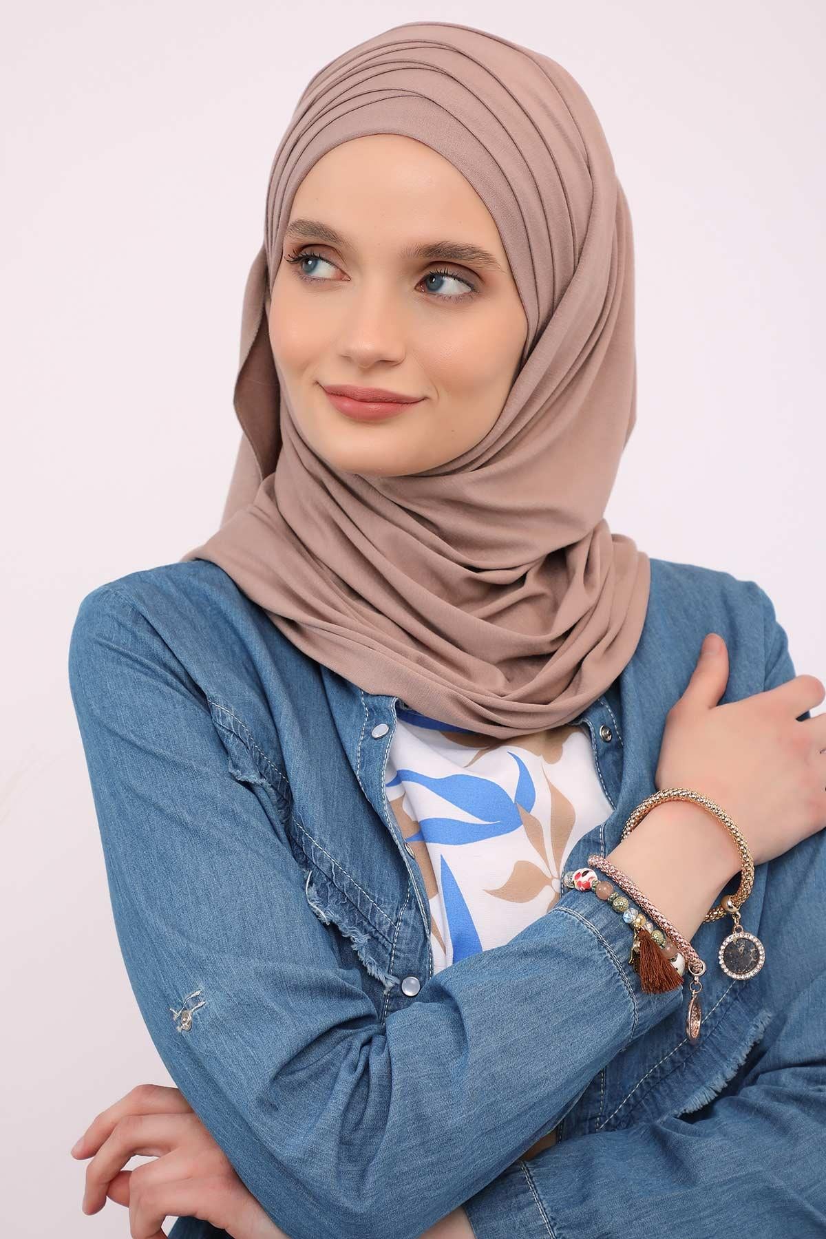 Çoklu Çapraz Dikim Pratik Penye Şal,CPS-43