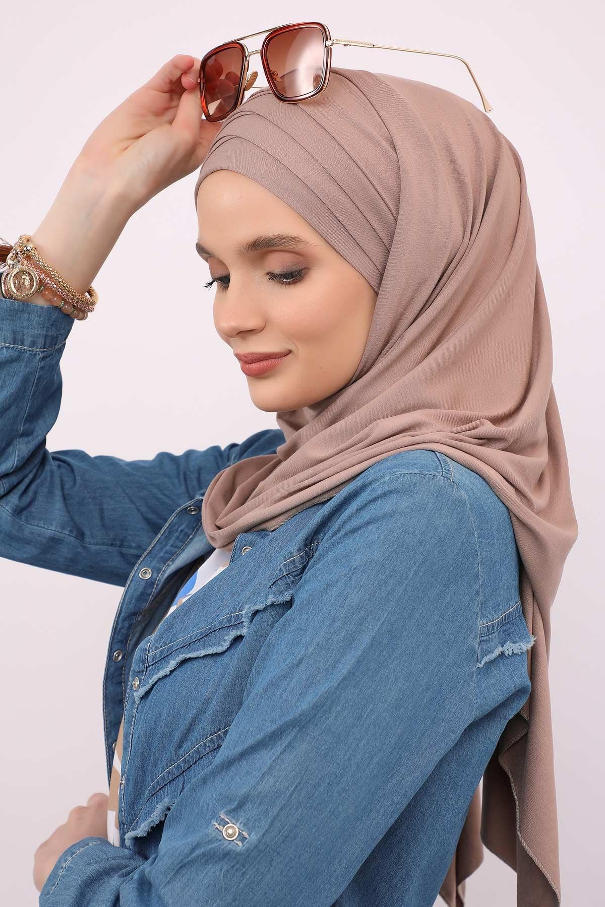 Çoklu Çapraz Dikim Pratik Penye Şal,CPS-43