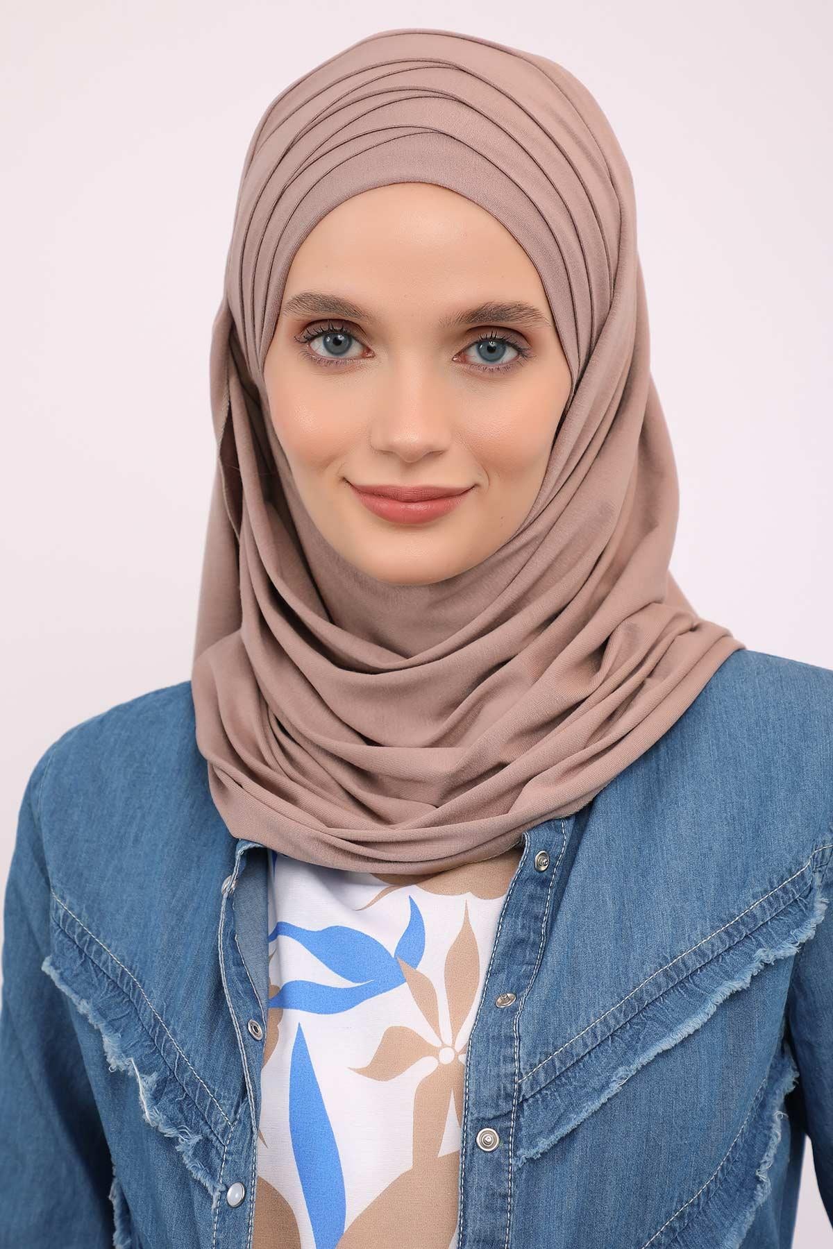 Çoklu Çapraz Dikim Pratik Penye Şal,CPS-43