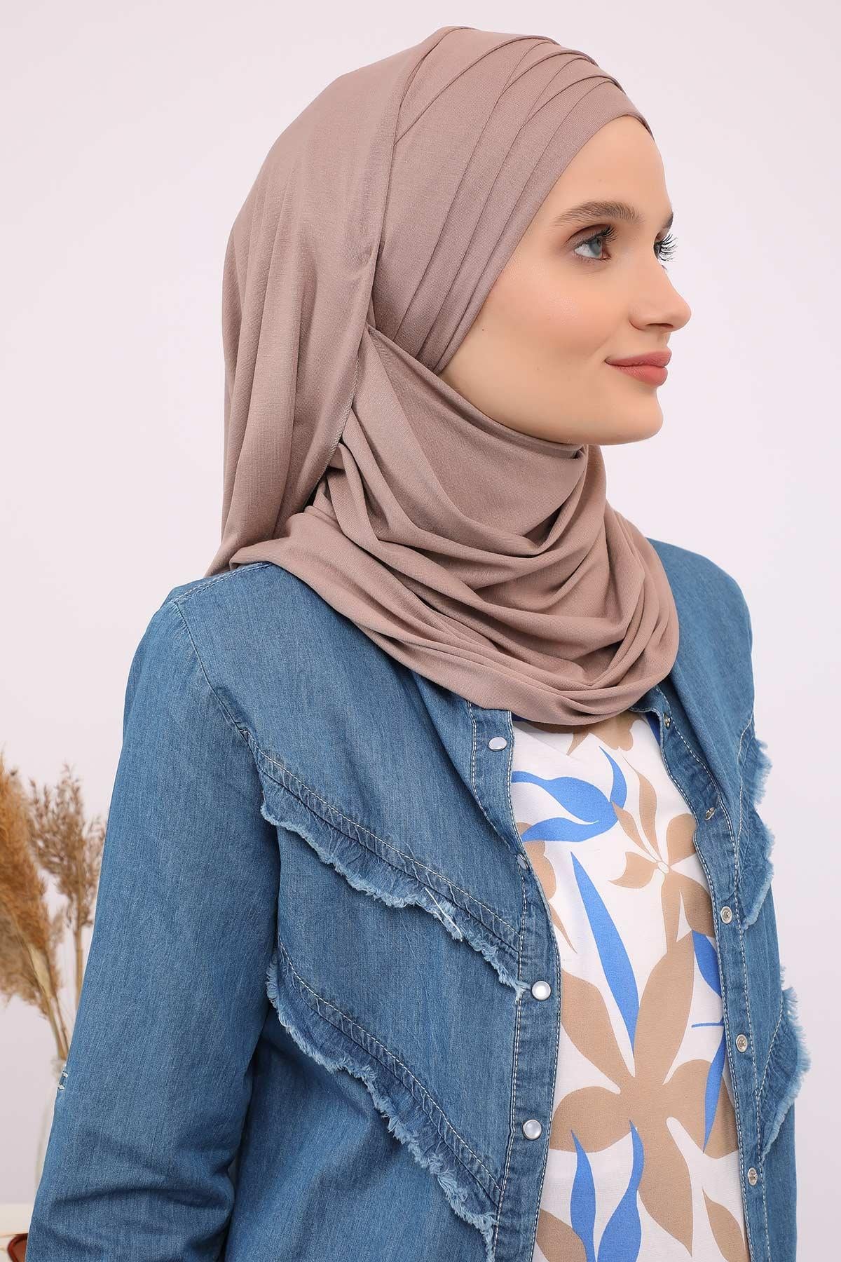 Çoklu Çapraz Dikim Pratik Penye Şal,CPS-43