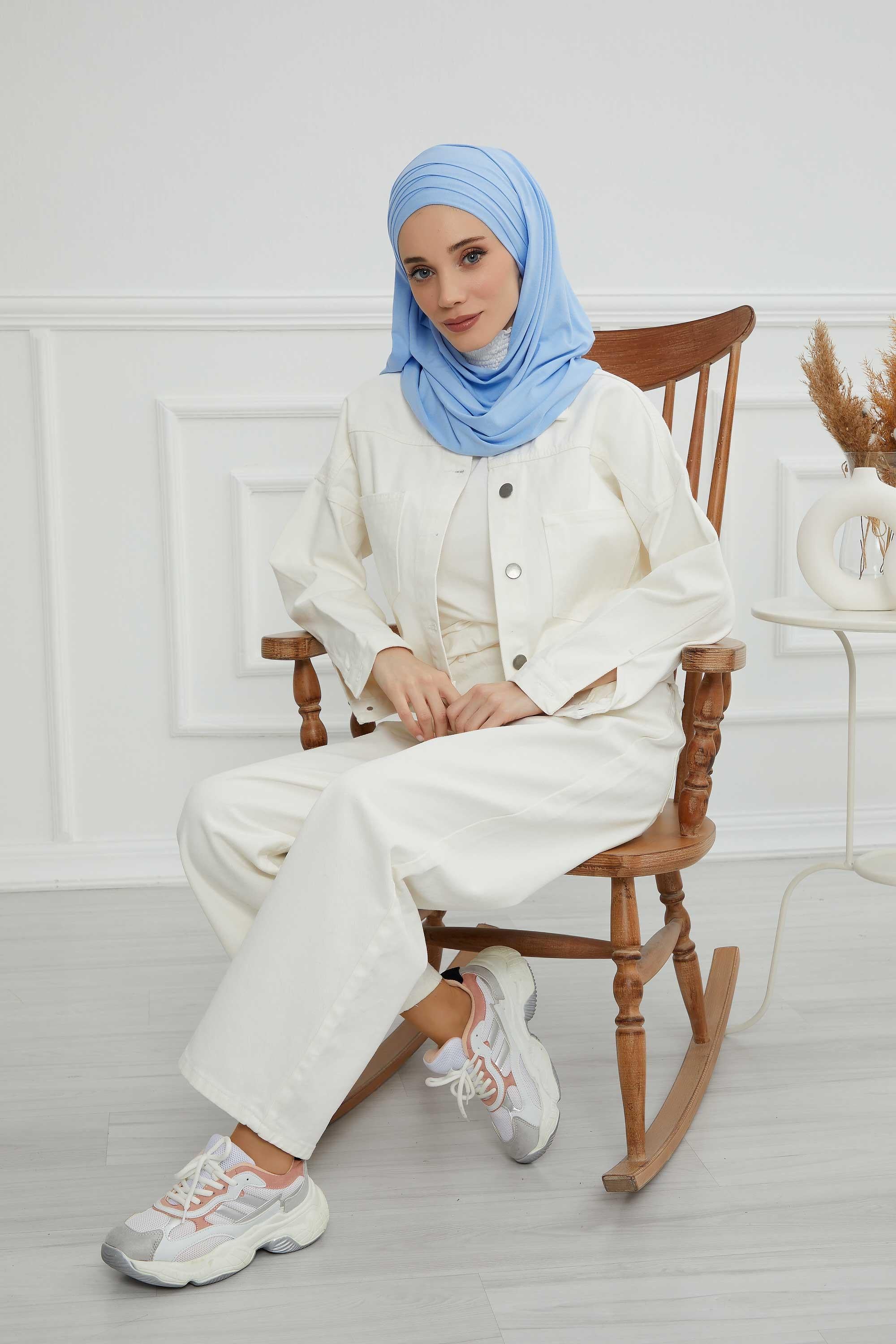 Çoklu Çapraz Dikim Pratik Penye Şal,CPS-43