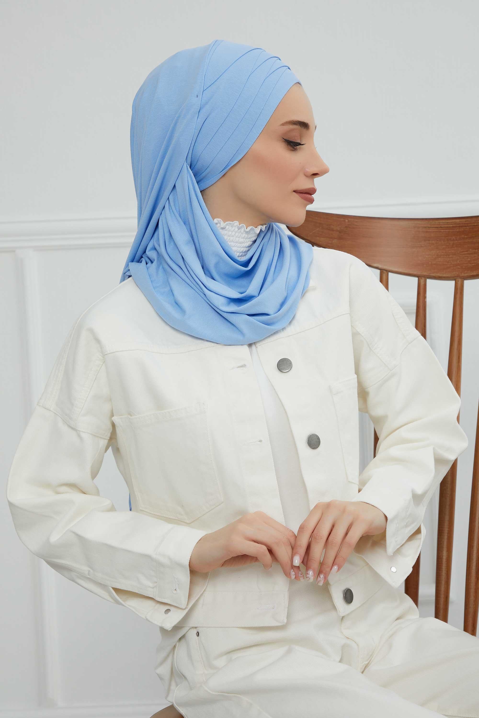 Çoklu Çapraz Dikim Pratik Penye Şal,CPS-43