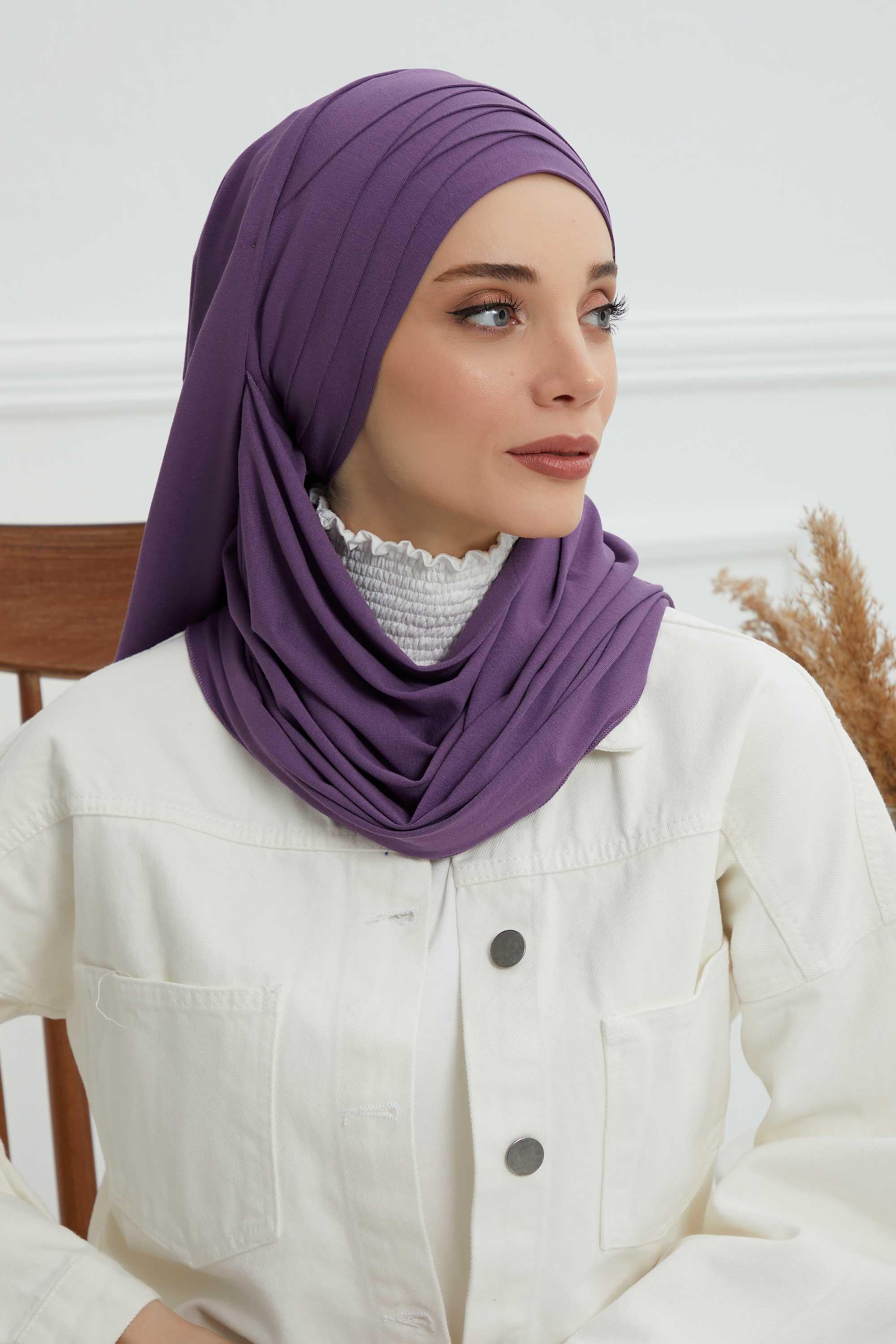 Çoklu Çapraz Dikim Pratik Penye Şal,CPS-43