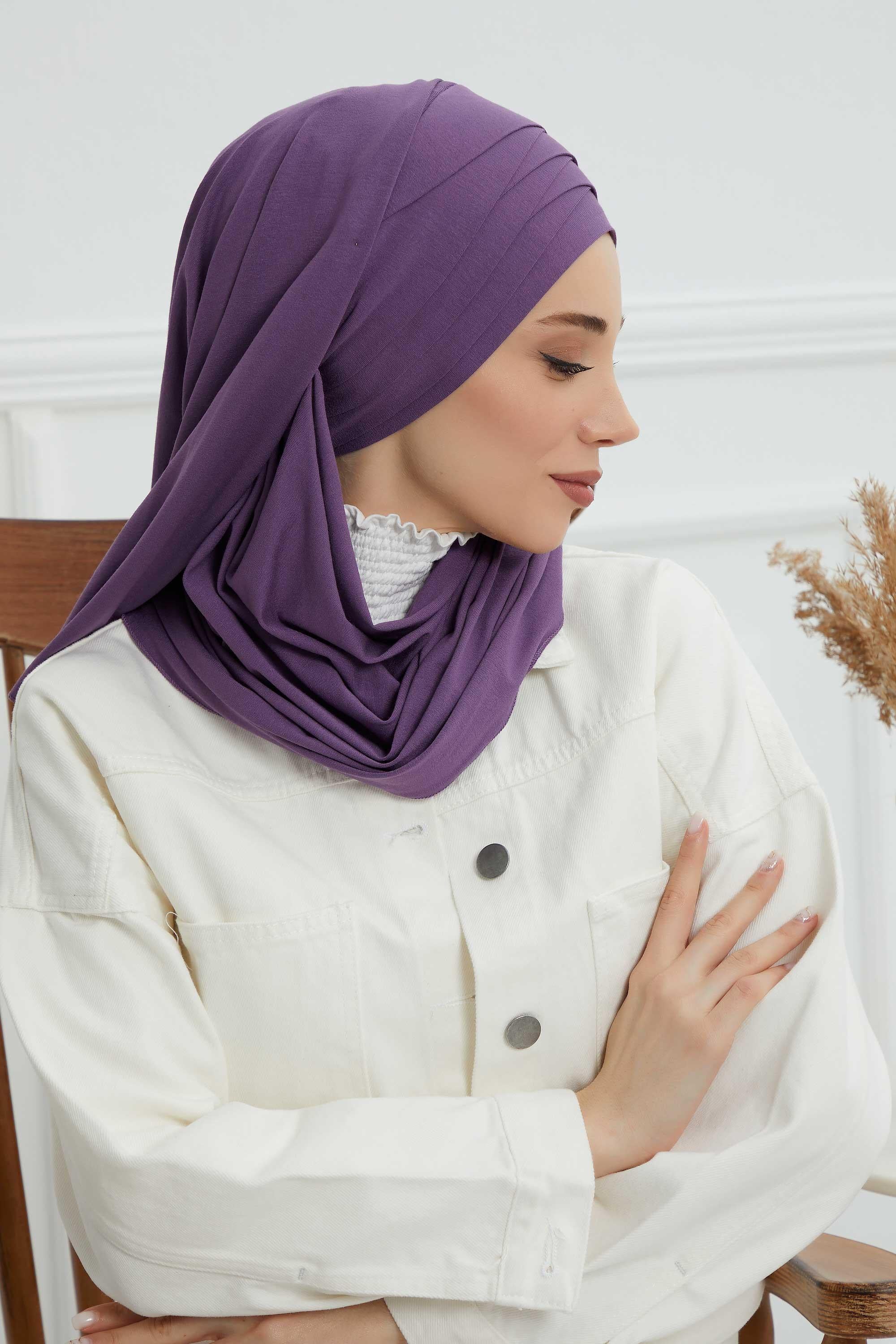 Çoklu Çapraz Dikim Pratik Penye Şal,CPS-43