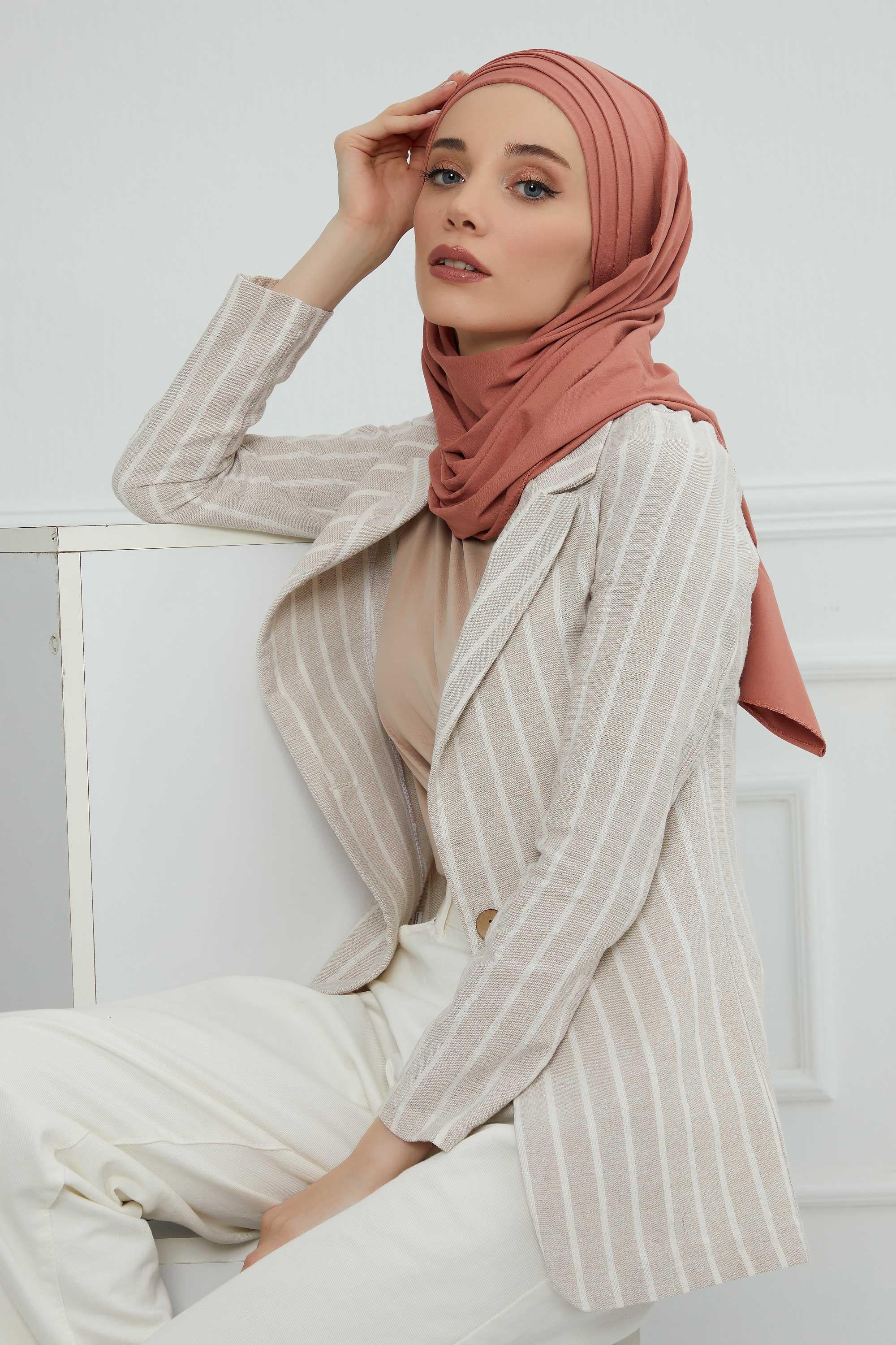 Çoklu Çapraz Dikim Pratik Penye Şal,CPS-43