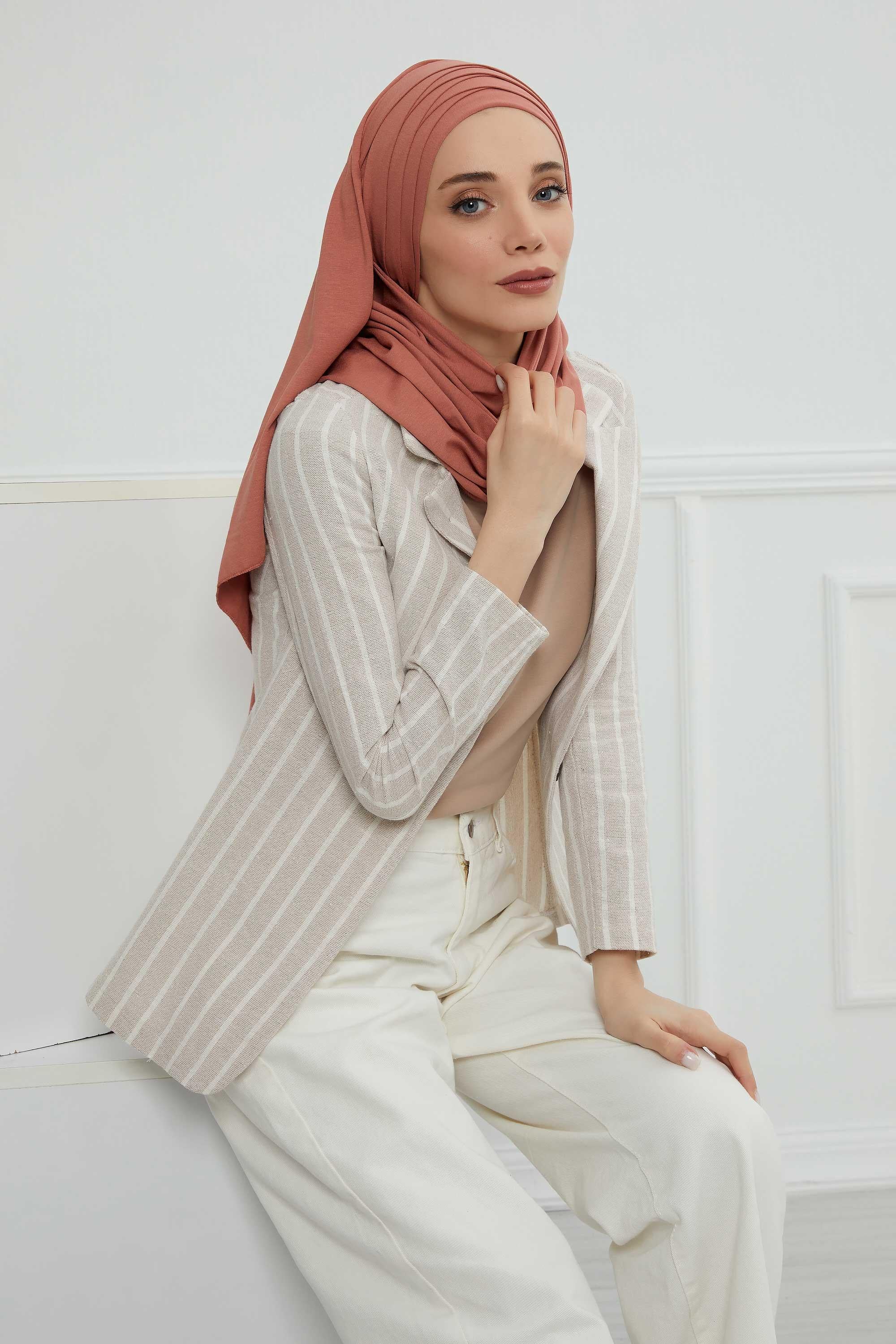 Çoklu Çapraz Dikim Pratik Penye Şal,CPS-43