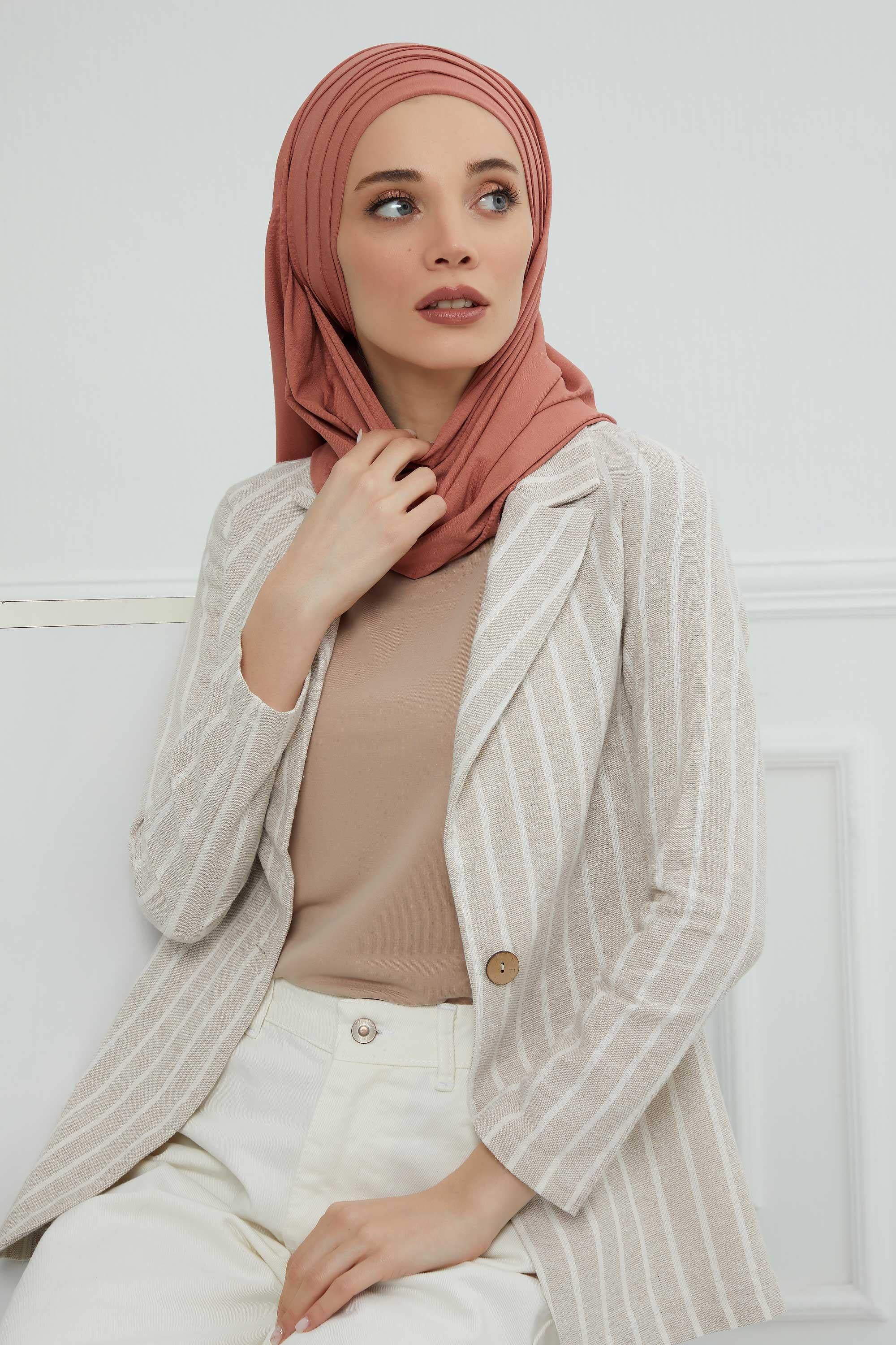 Çoklu Çapraz Dikim Pratik Penye Şal,CPS-43