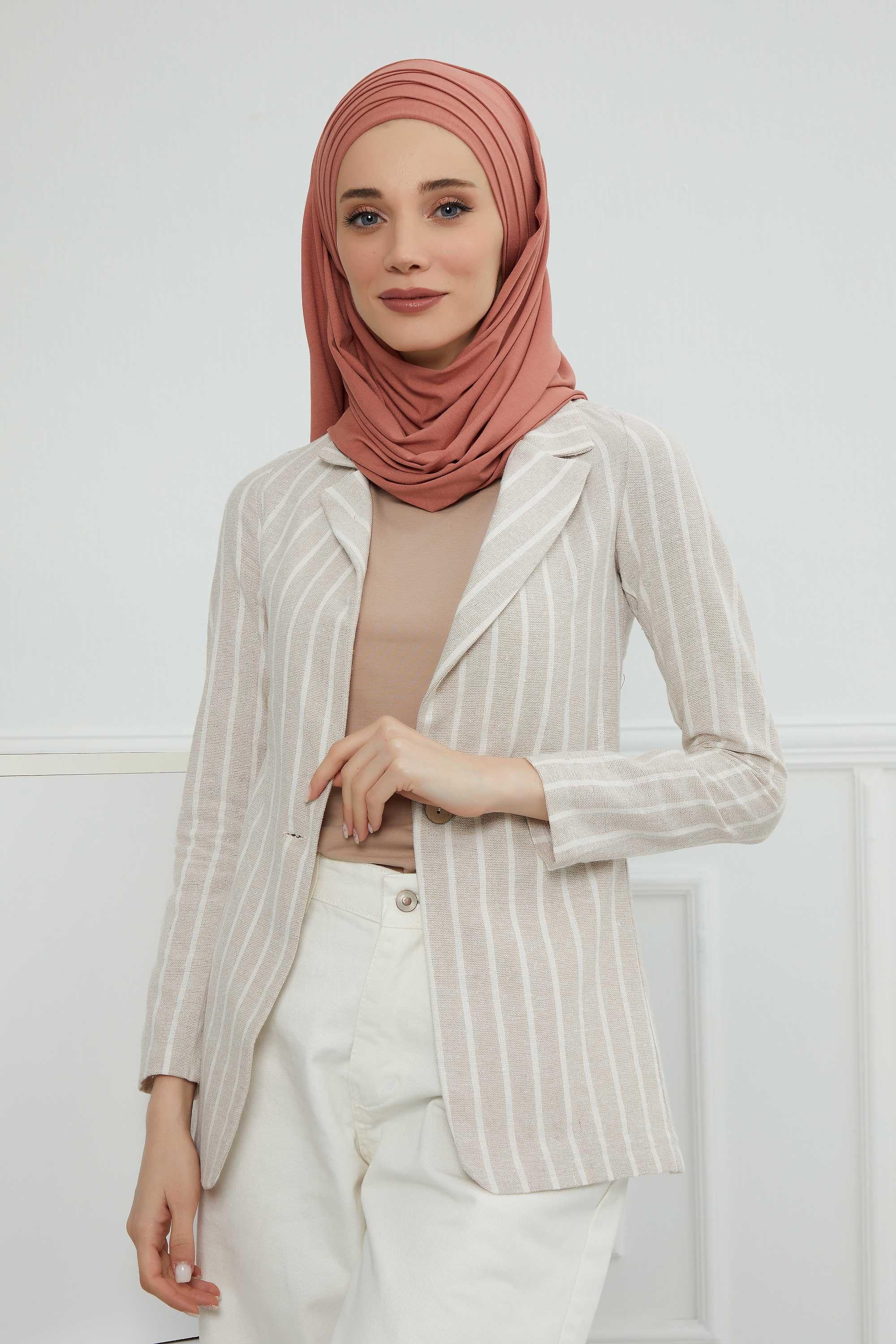 Çoklu Çapraz Dikim Pratik Penye Şal,CPS-43