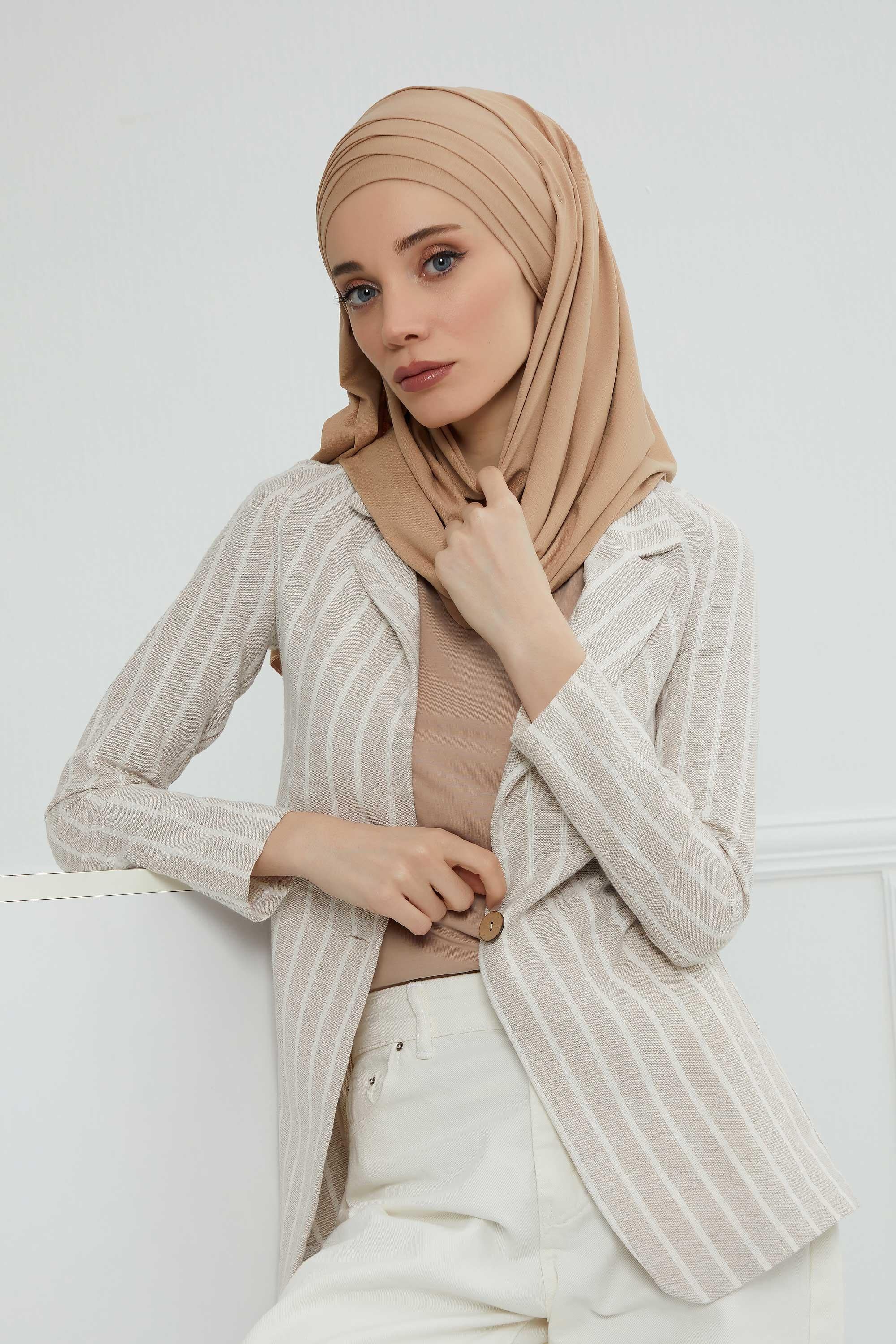 Çoklu Çapraz Dikim Pratik Penye Şal,CPS-43