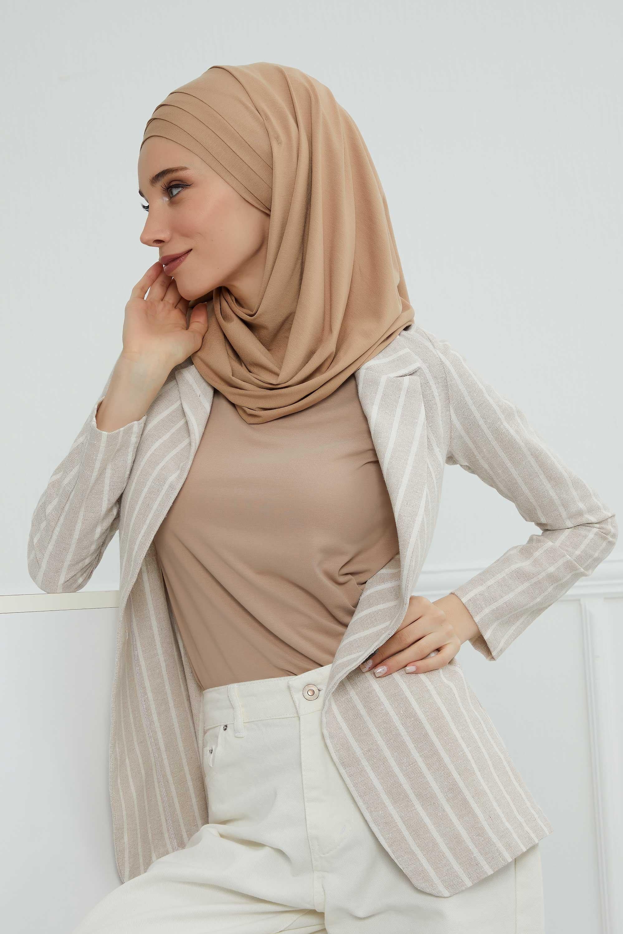 Çoklu Çapraz Dikim Pratik Penye Şal,CPS-43