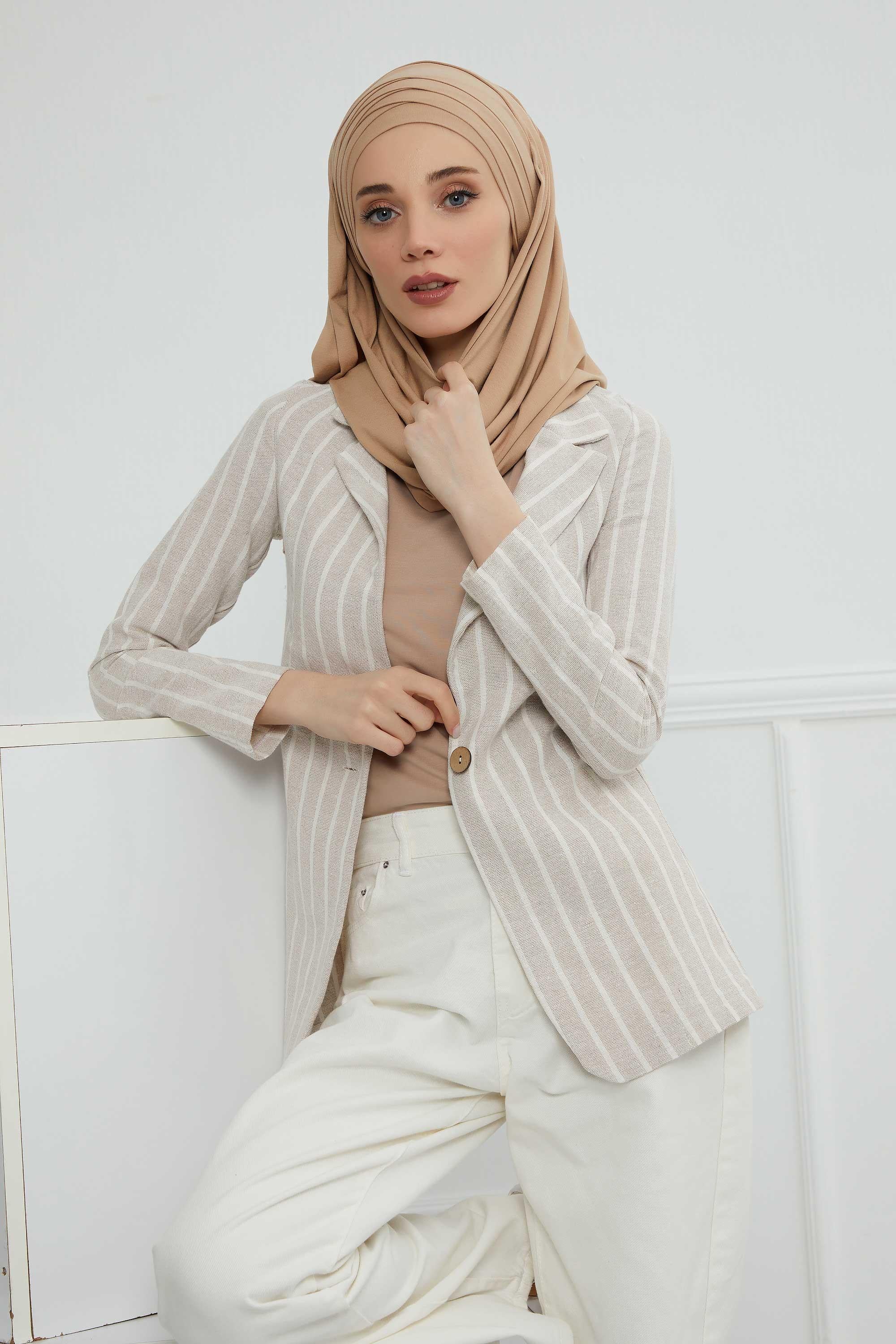 Çoklu Çapraz Dikim Pratik Penye Şal,CPS-43