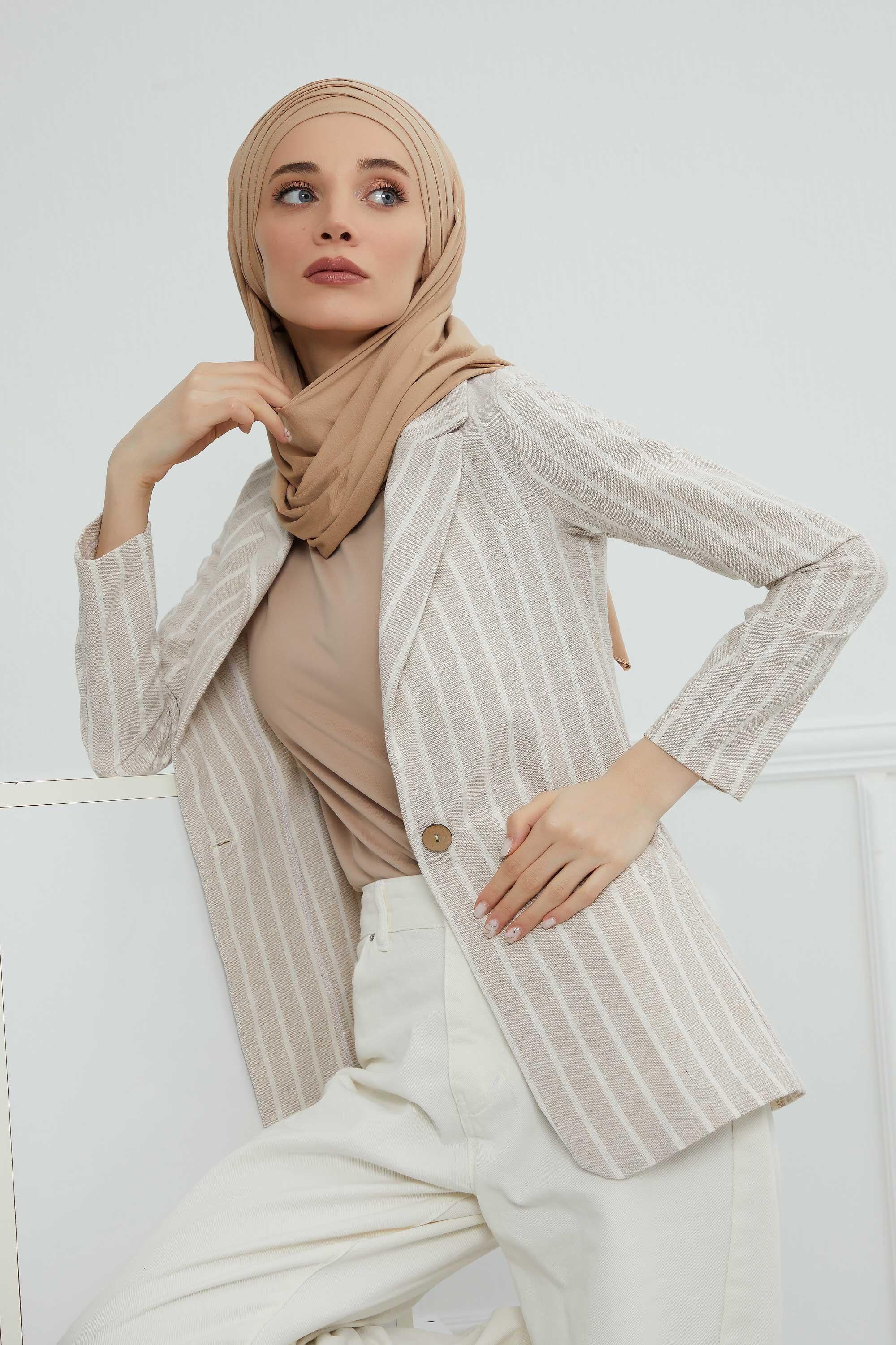 Çoklu Çapraz Dikim Pratik Penye Şal,CPS-43