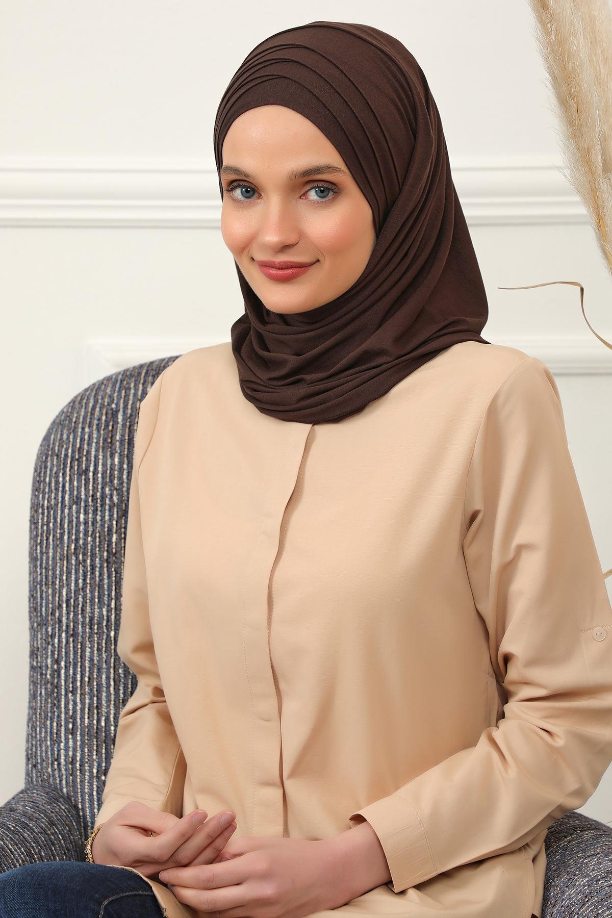 Çoklu Çapraz Dikim Pratik Penye Şal,CPS-43