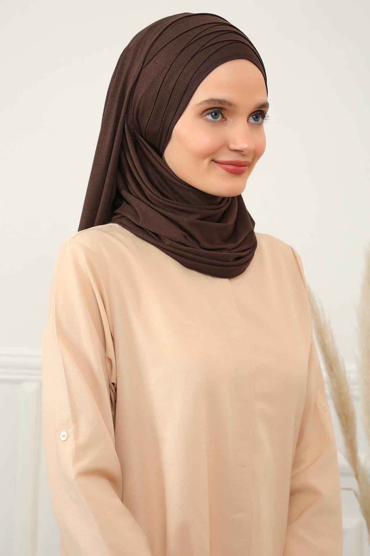 Çoklu Çapraz Dikim Pratik Penye Şal,CPS-43