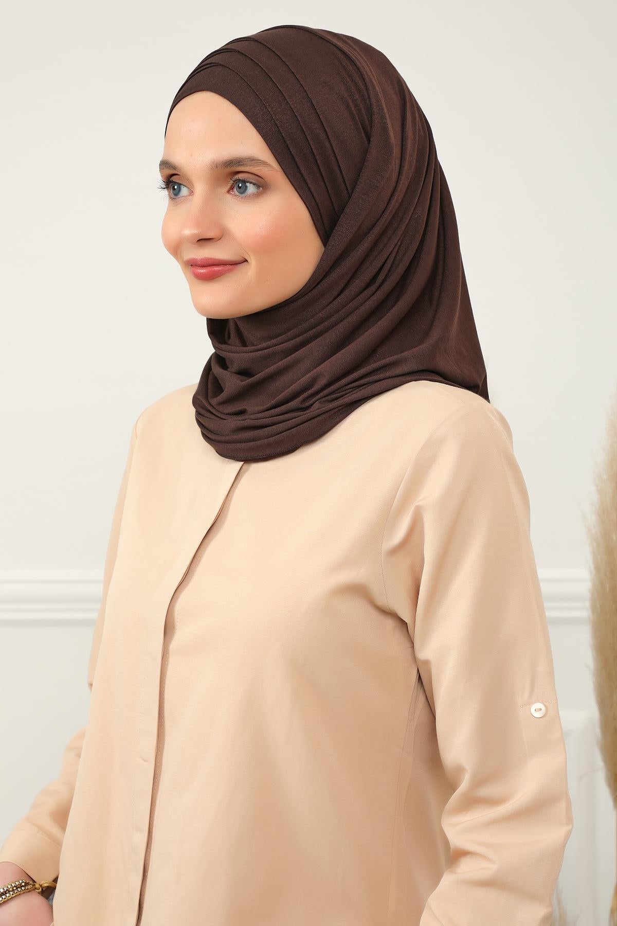 Çoklu Çapraz Dikim Pratik Penye Şal,CPS-43