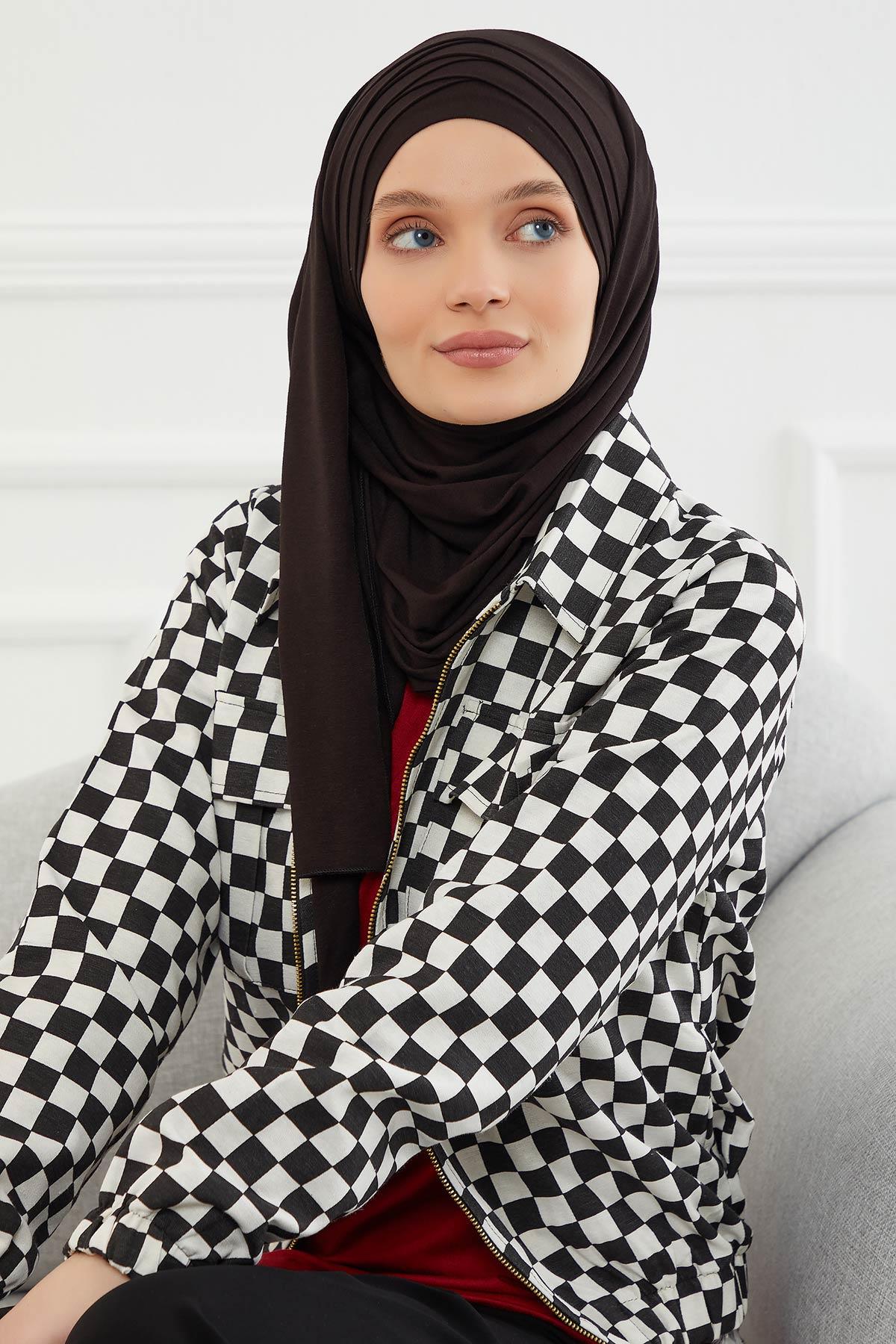 Çoklu Çapraz Dikim Pratik Penye Şal,CPS-43