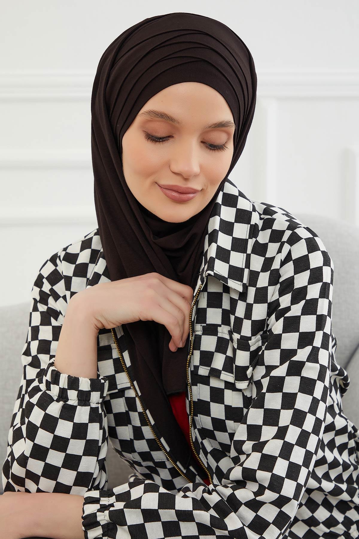 Çoklu Çapraz Dikim Pratik Penye Şal,CPS-43