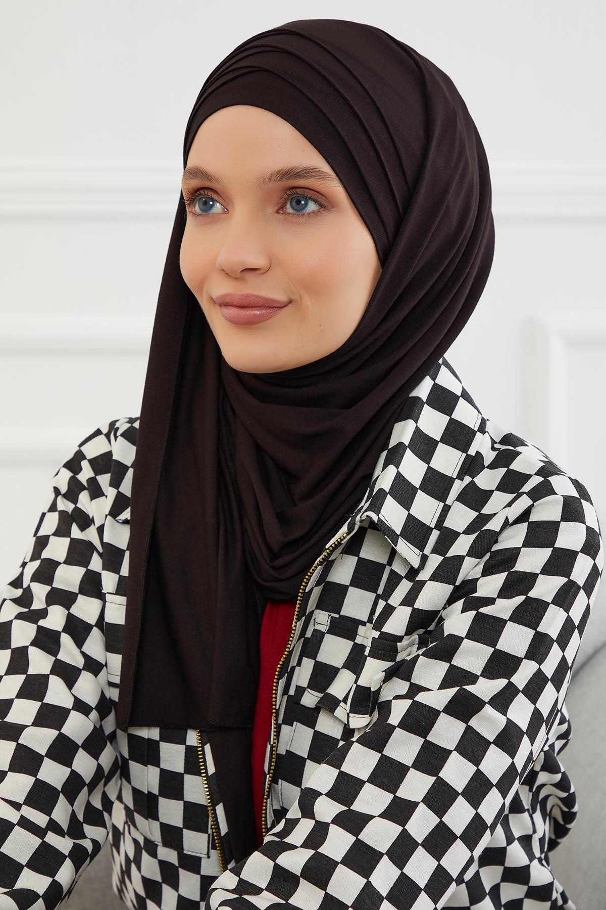 Çoklu Çapraz Dikim Pratik Penye Şal,CPS-43