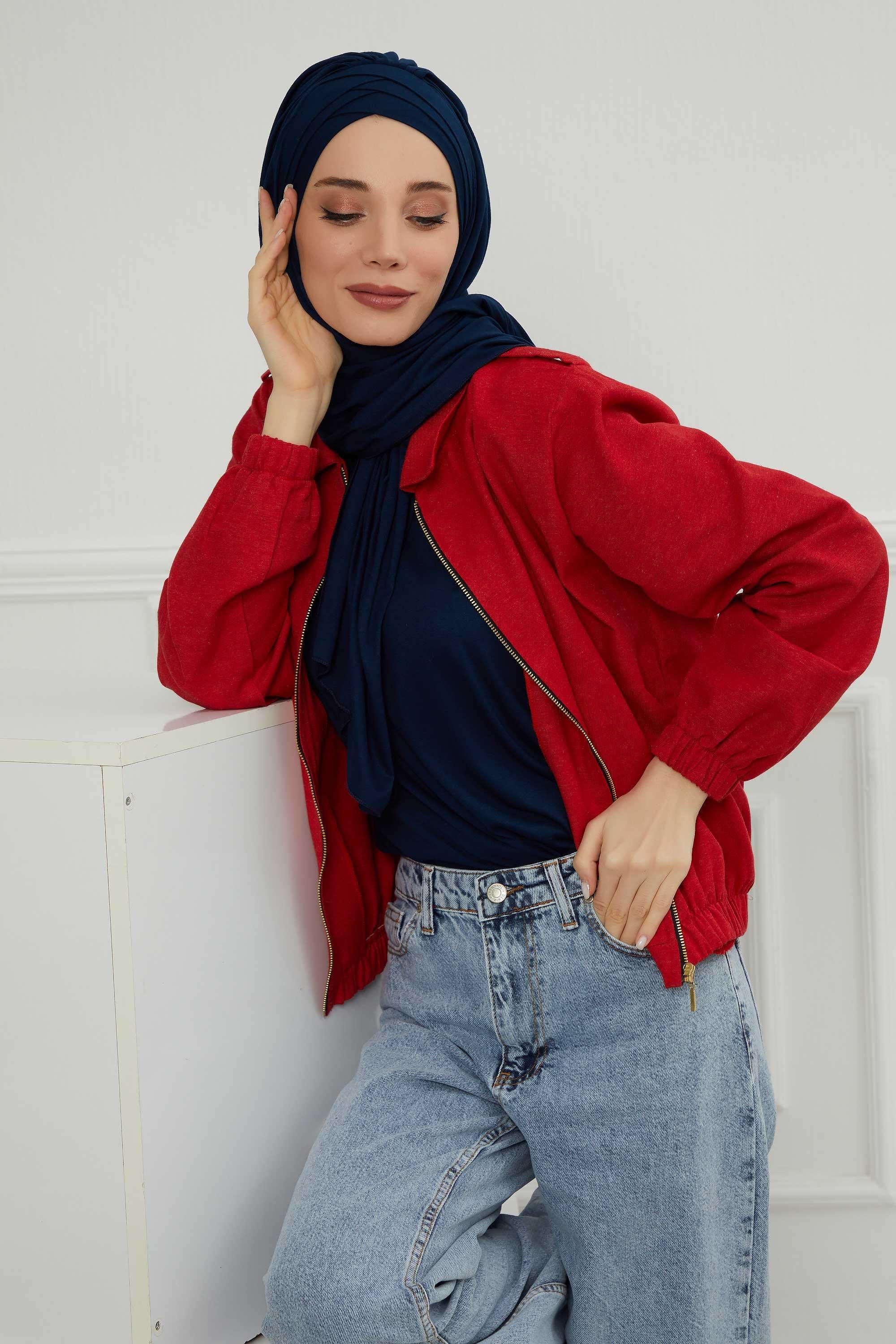 Çoklu Çapraz Dikim Pratik Penye Şal,PS-41