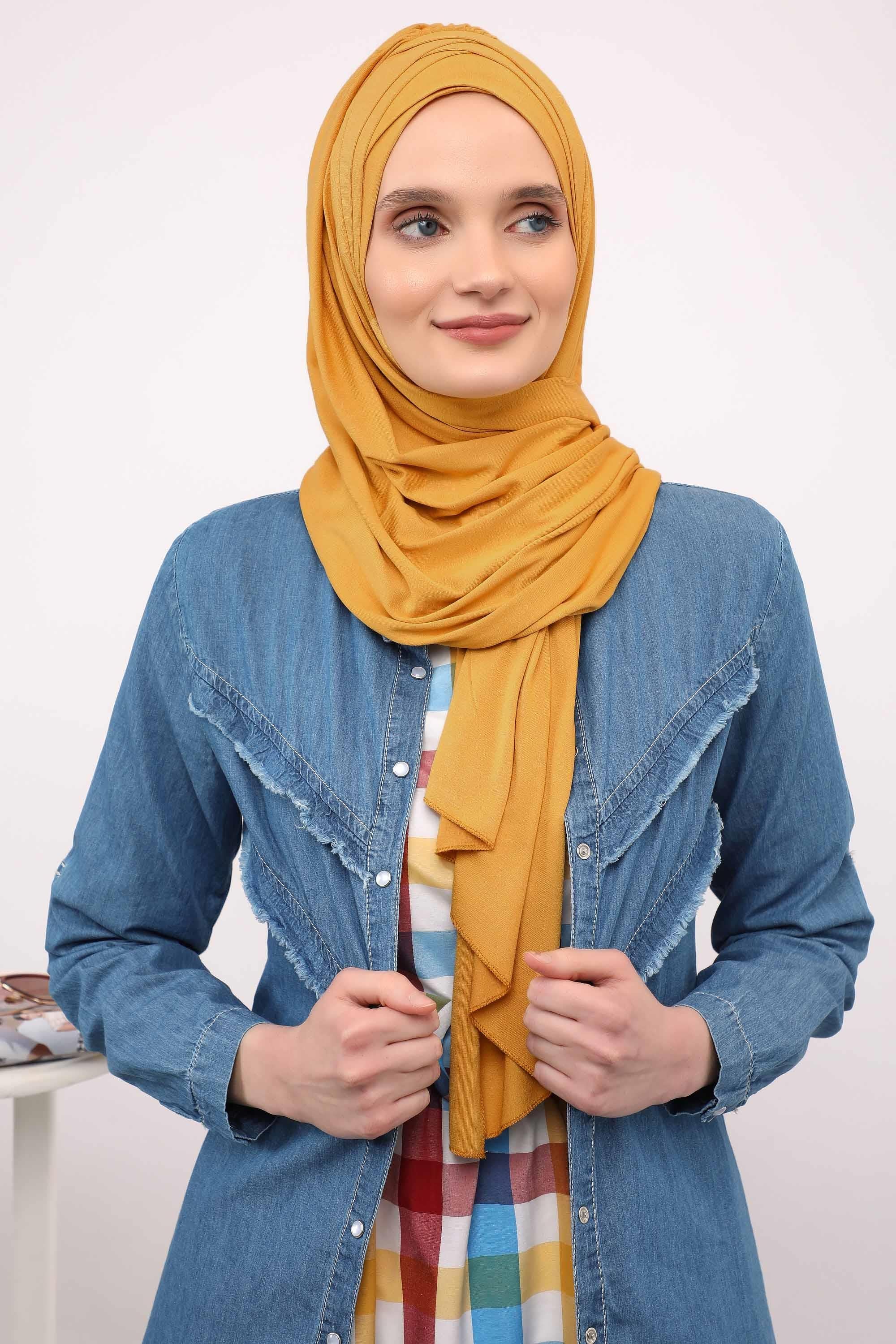 Çoklu Çapraz Dikim Pratik Penye Şal,PS-41