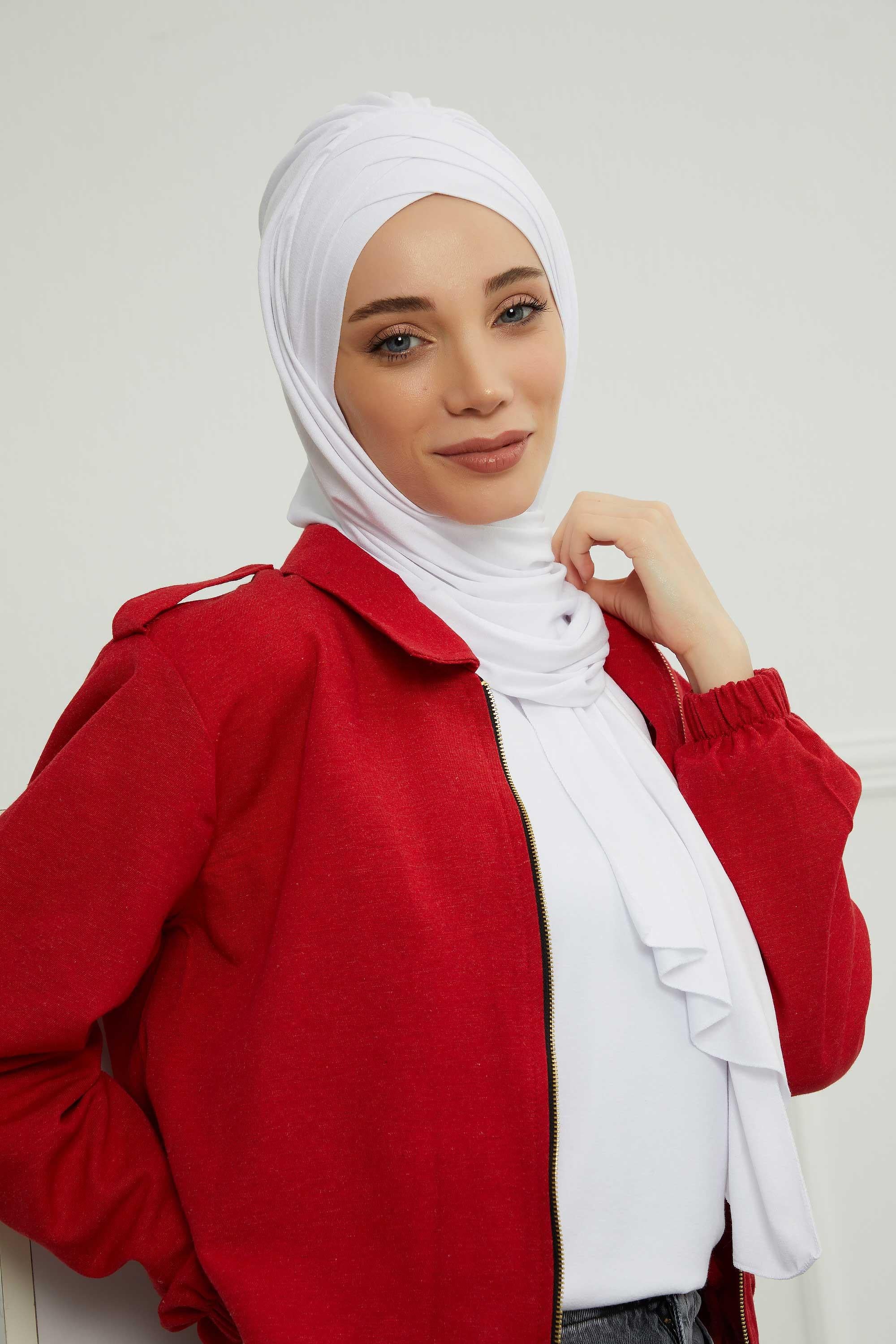 Çoklu Çapraz Dikim Pratik Penye Şal,PS-41